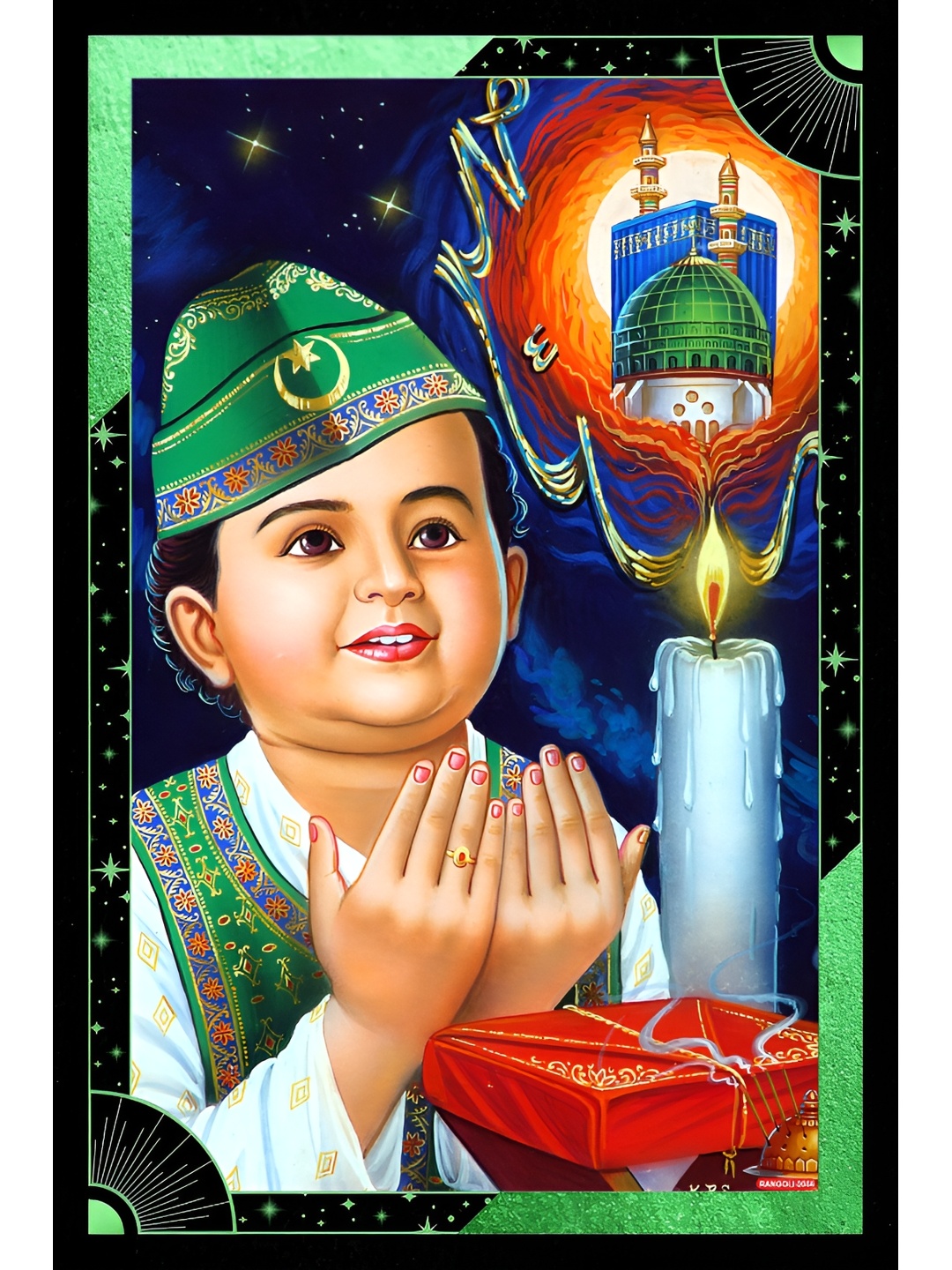 

Aquire Blue & Green Prayed Muslim Boy Wall Sticker