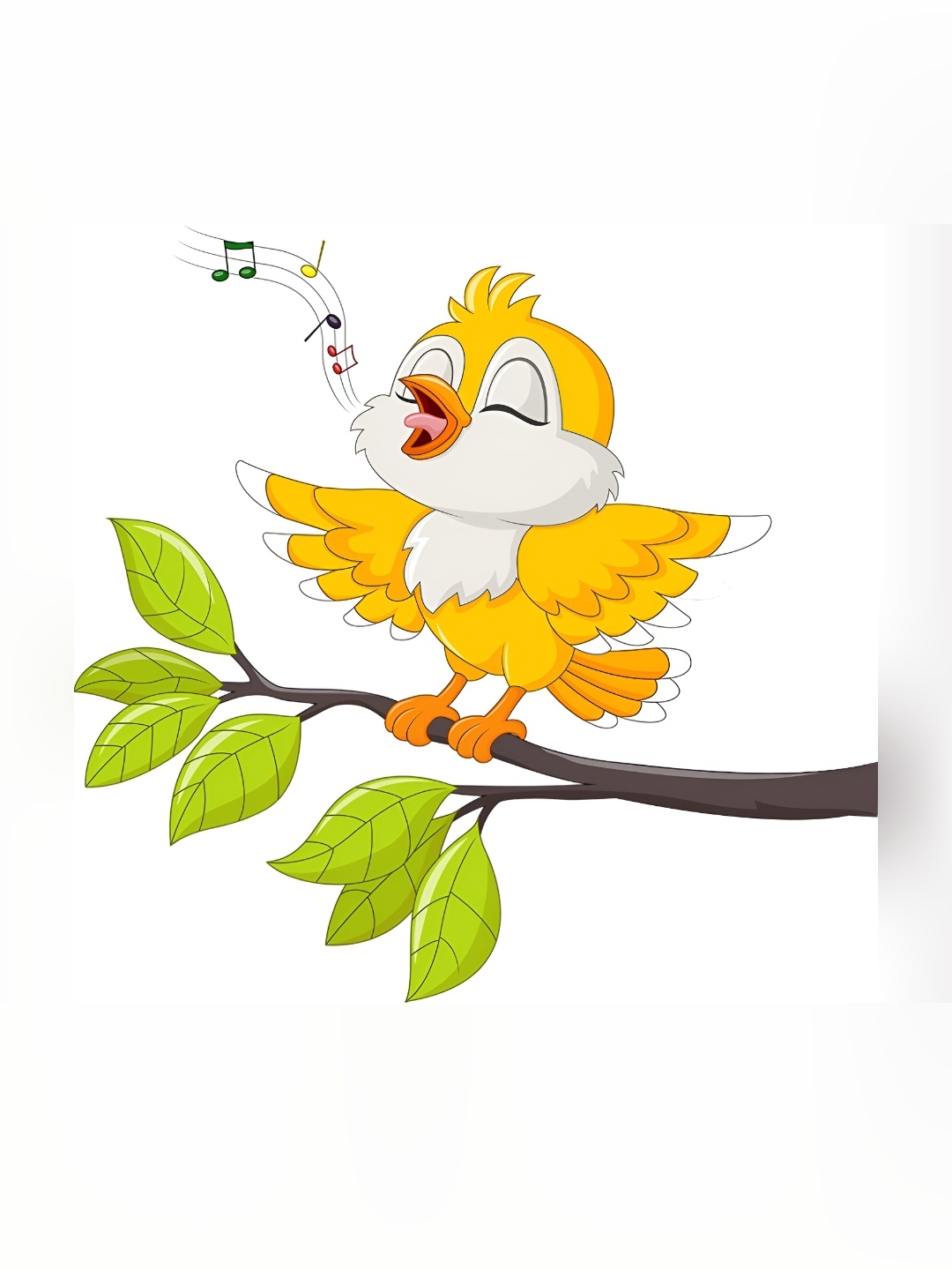 

Aquire Yellow & White Bird Wall Sticker