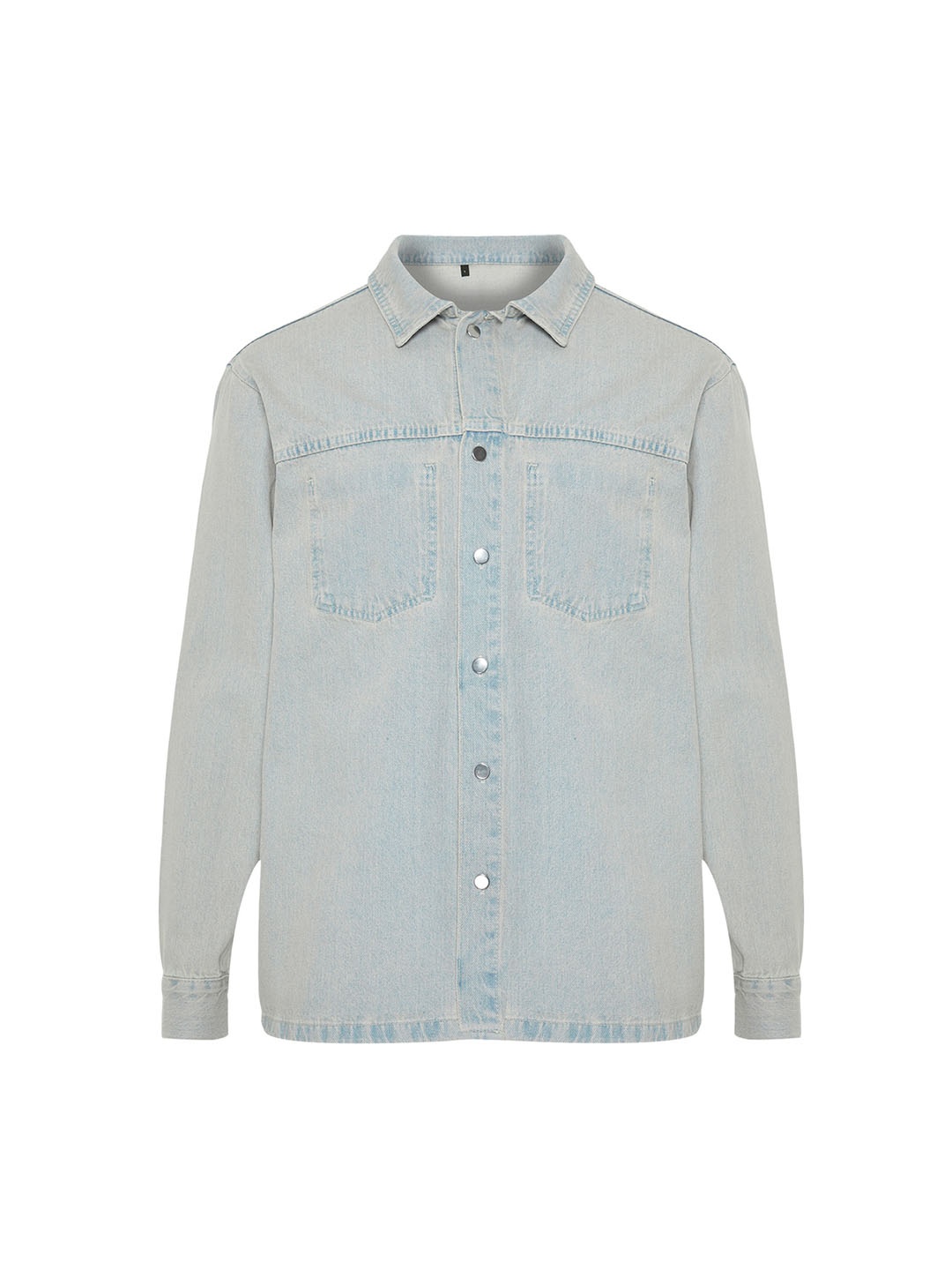 

Trendyol Pure Cotton Denim Casual Jacket, Blue