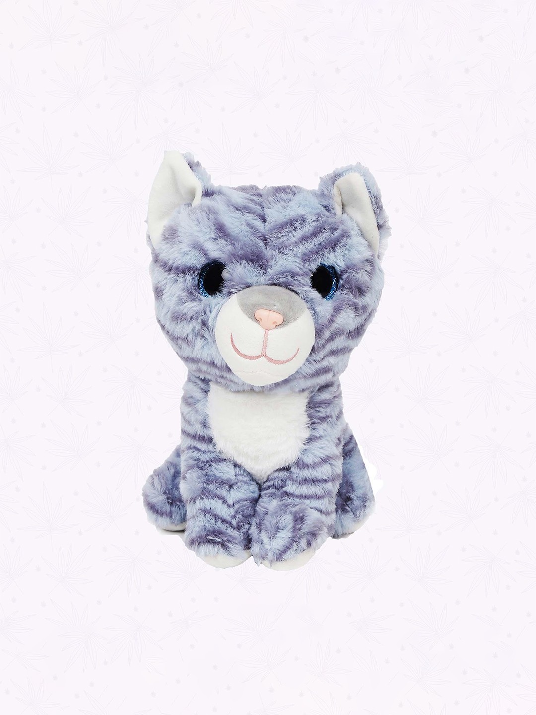 

Mirada Glittering Eye Cat Soft Toy, Grey