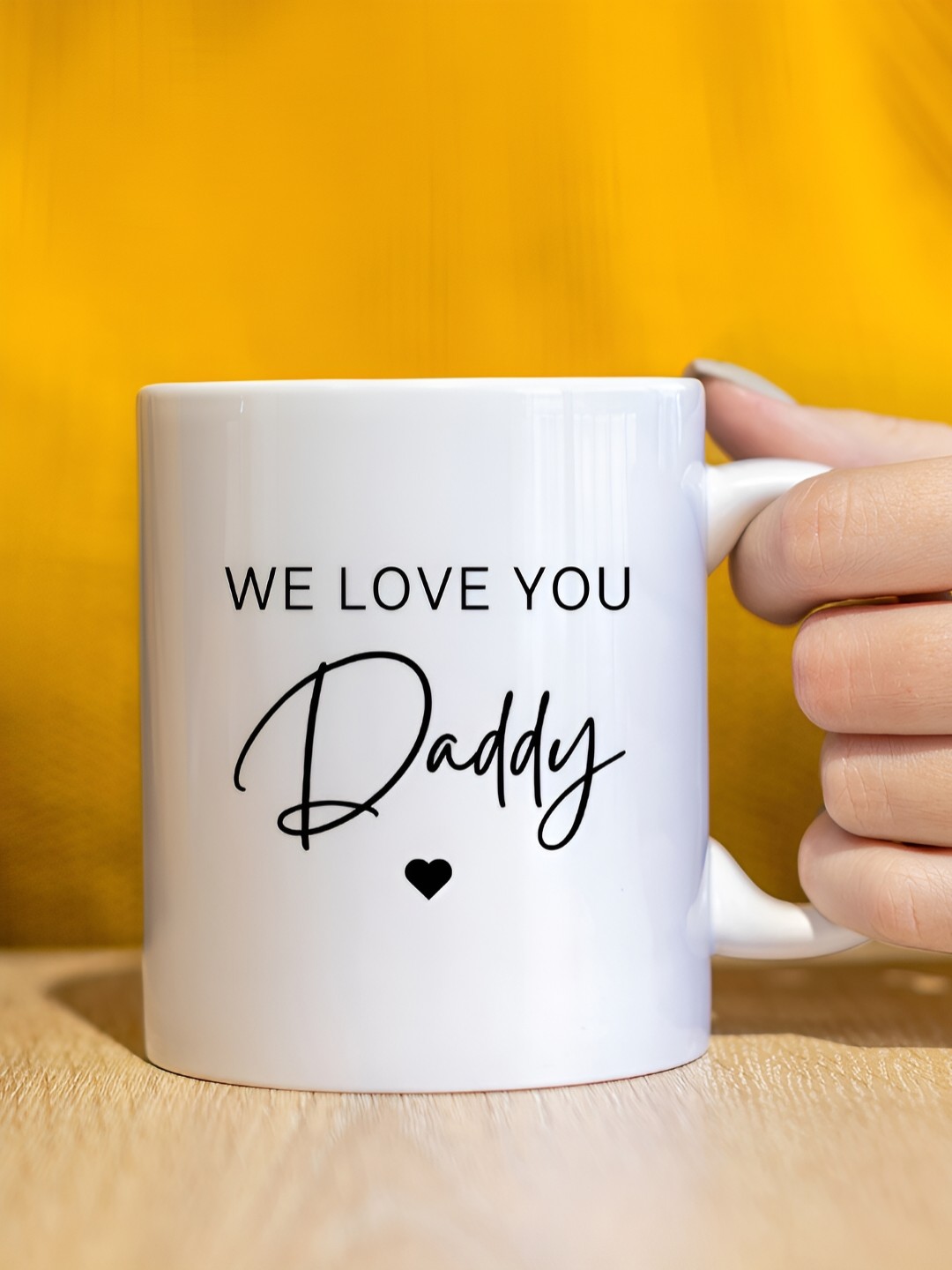 

The Decor Lane White & Black Printed Microwave Safe Glossy Finish Ceramic Mug 325 ml