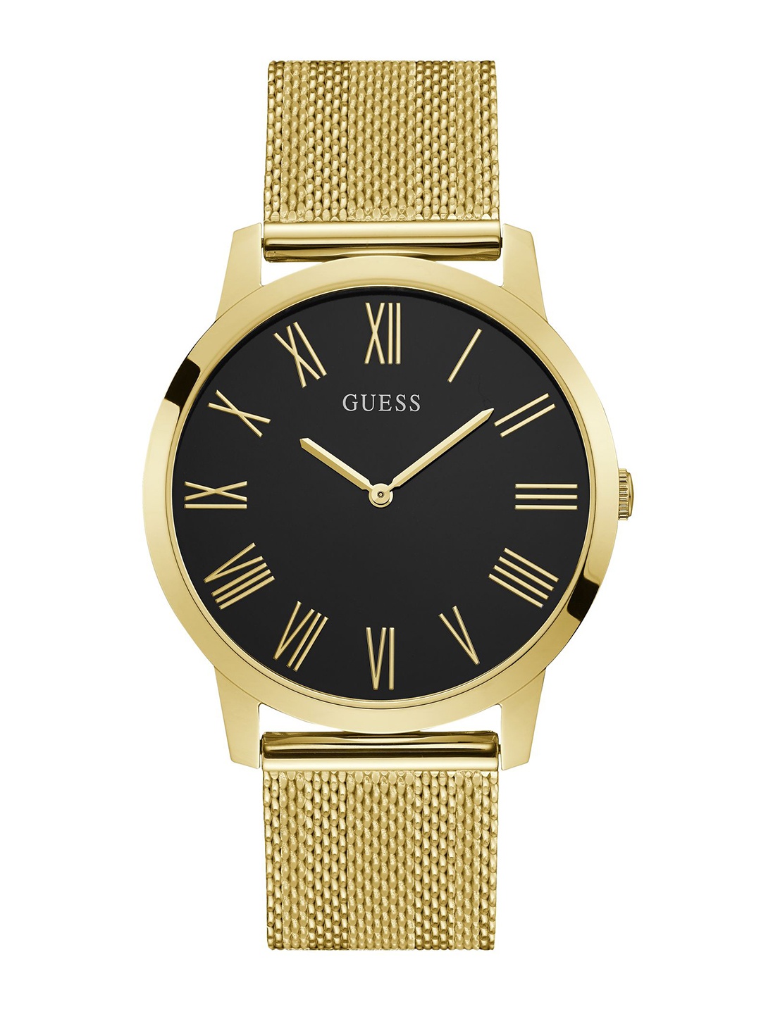 

GUESS Men Stainless Steel Dial & Bracelet Style Strap Richmond Analogue Watch GW0074G3, Black