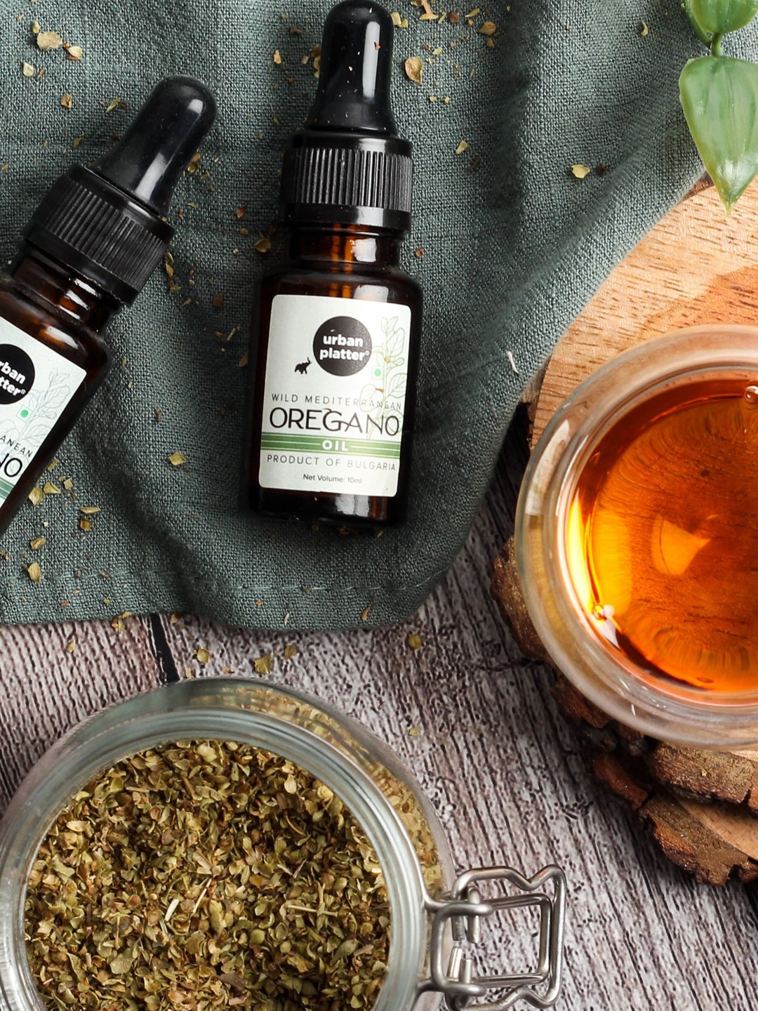 

URBAN PLATTER Wild Mediterranean Oregano Oil-10ml, Brown