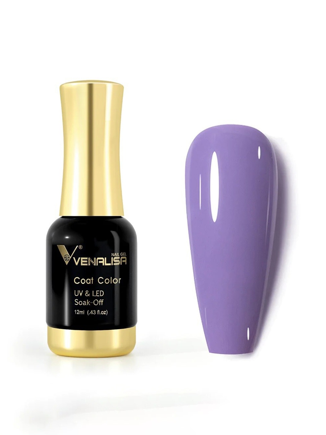 

VENALISA Coat Color UV & LED Soak-Off Gel Nail Polish 12 ml - Orchid 1073, Lavender