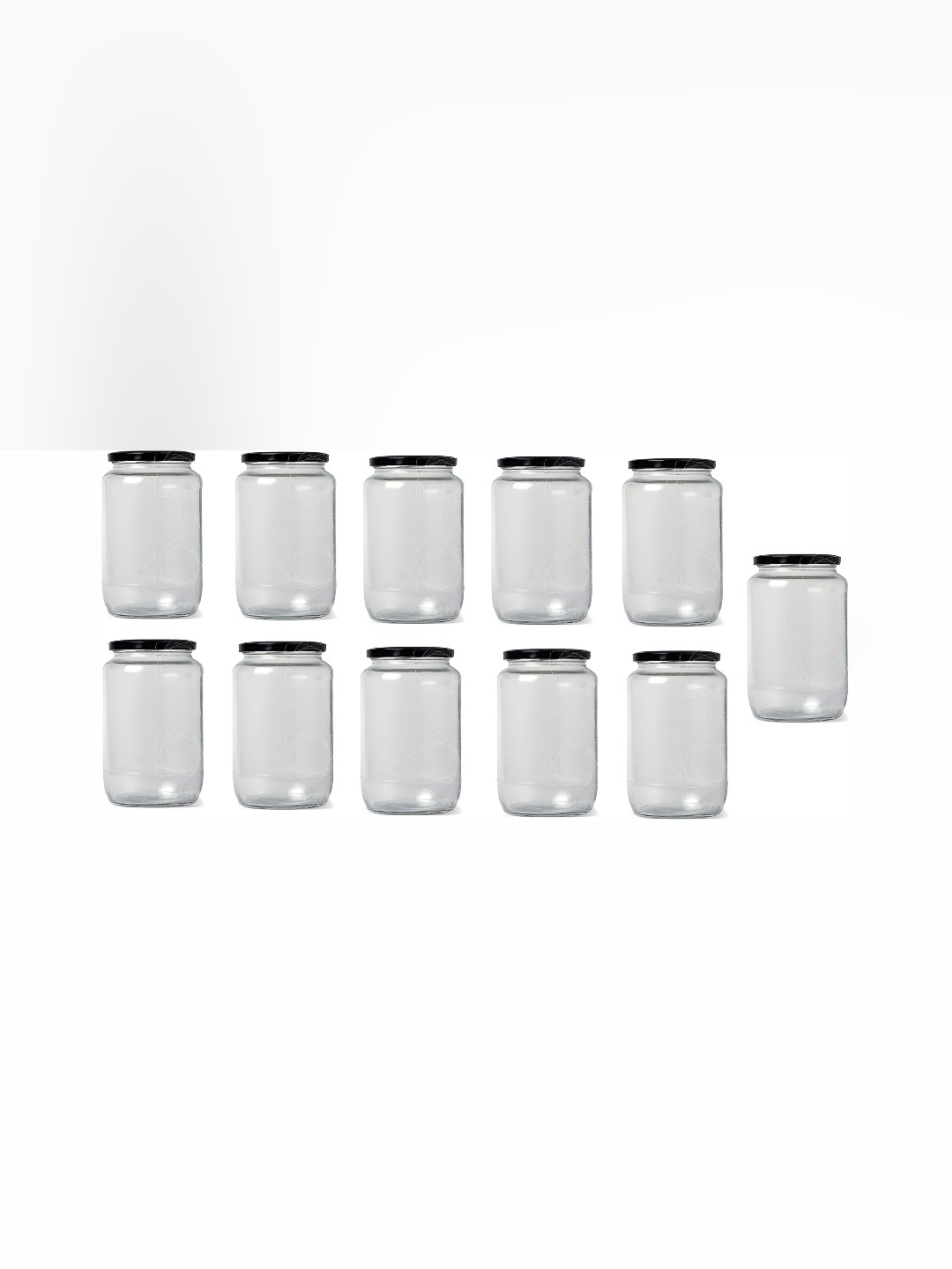 

Afast Transparent 11 Pcs Glass Dishwasher & Microwave Safe Food Containers 1 L