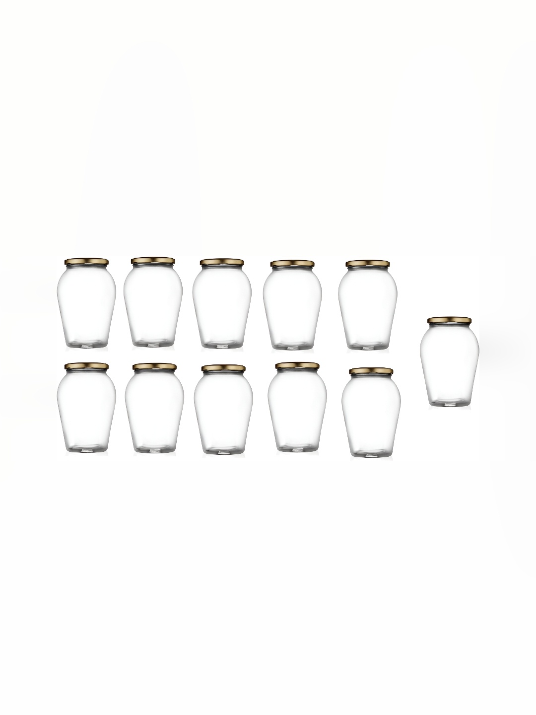 

Afast Transparent 11 Pcs Glass Dishwasher and Microwave Safe Containers 1ltr