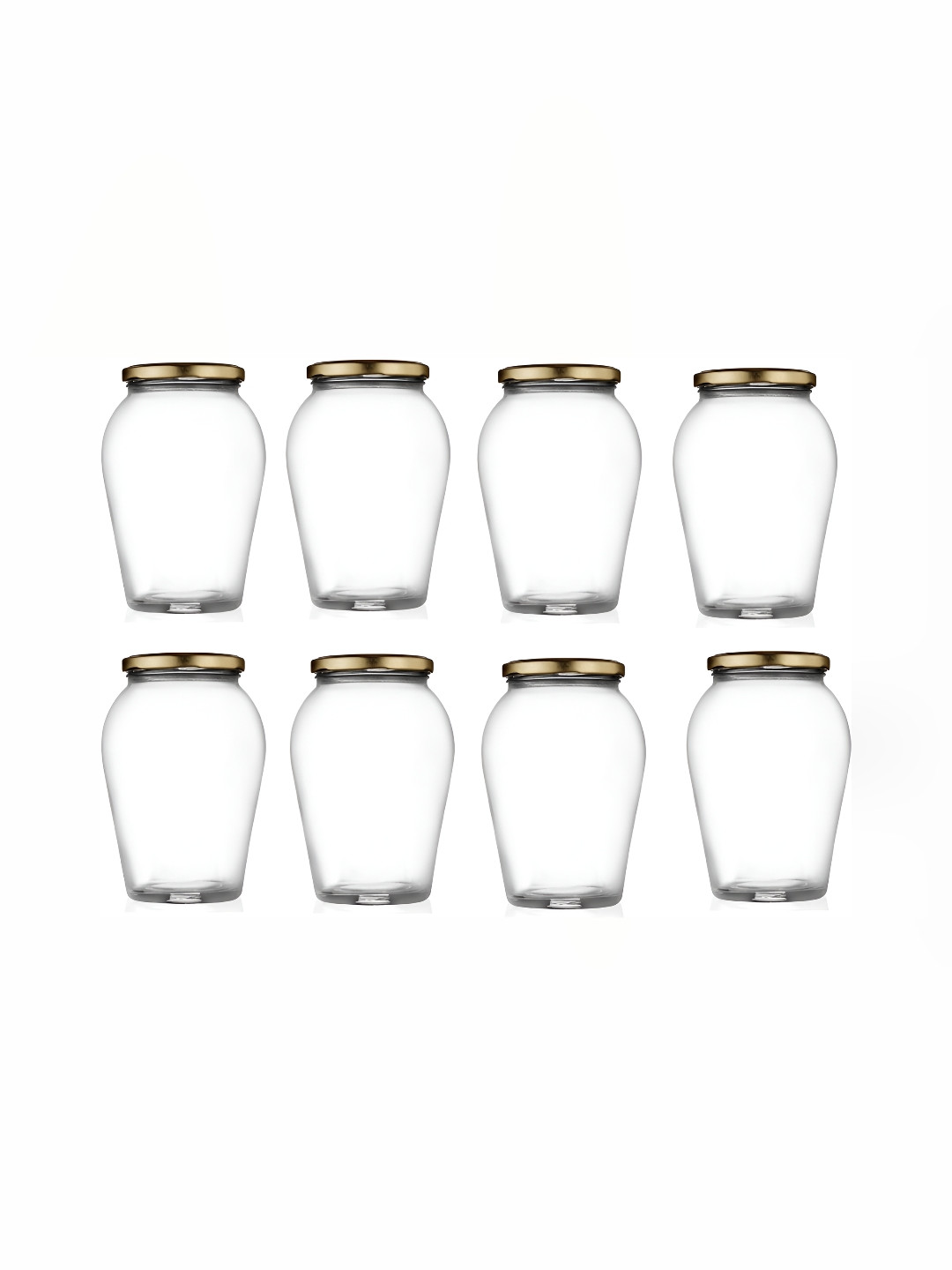 

Afast Transparent 8 Pieces Glass Dishwasher and Microwave Safe Food Containers 1L each