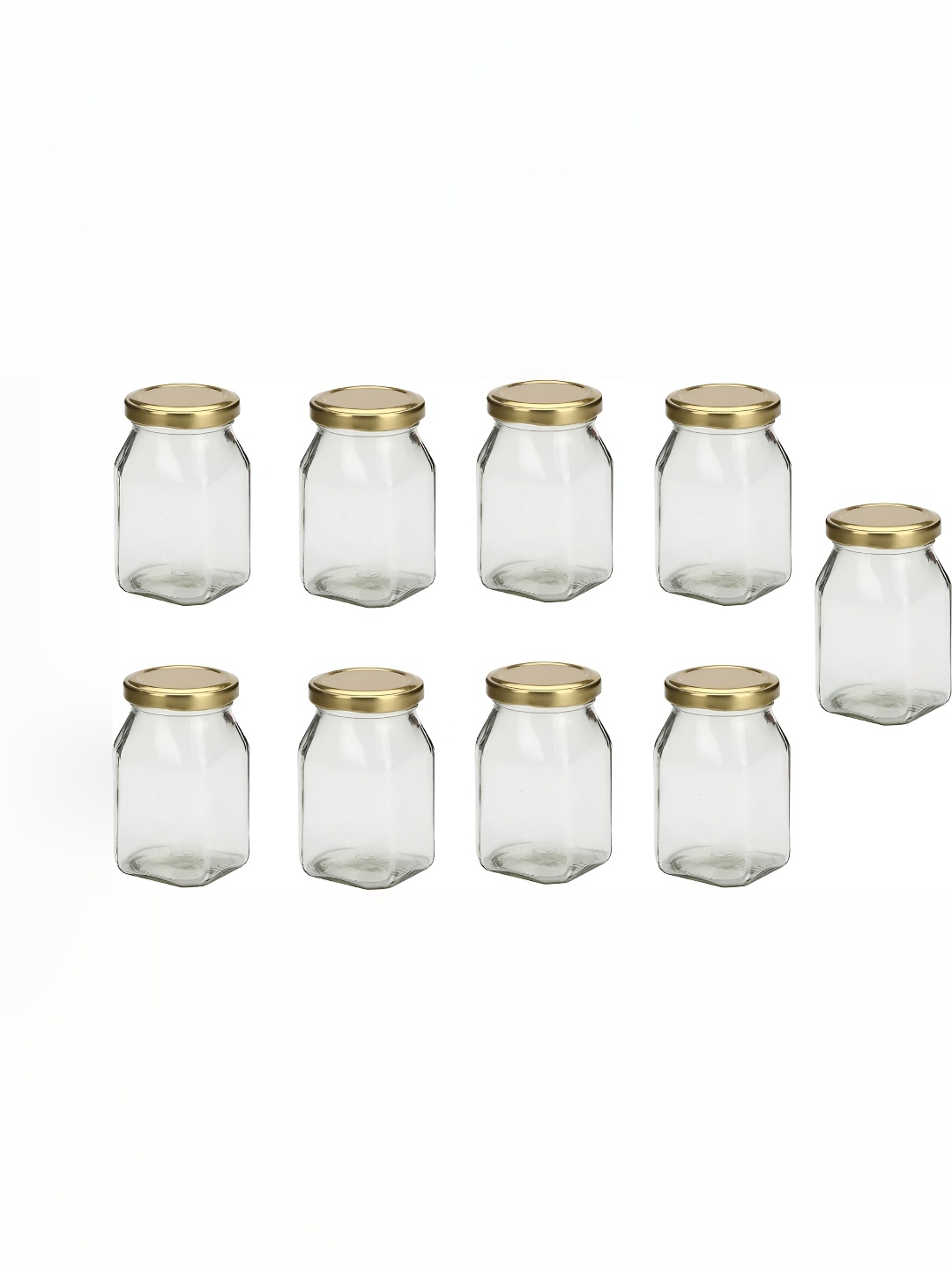 

Afast Transparent 9 Pieces Glass Food Container 400 ml Each