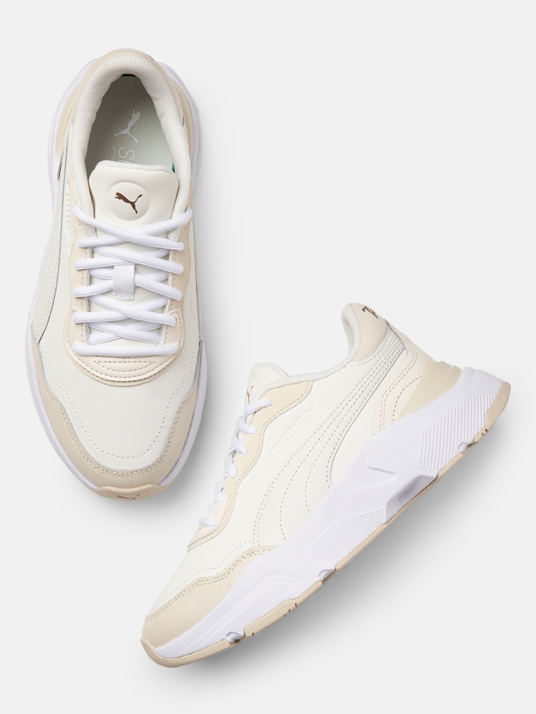 

Puma Women Cassia Rose Sneakers, Beige