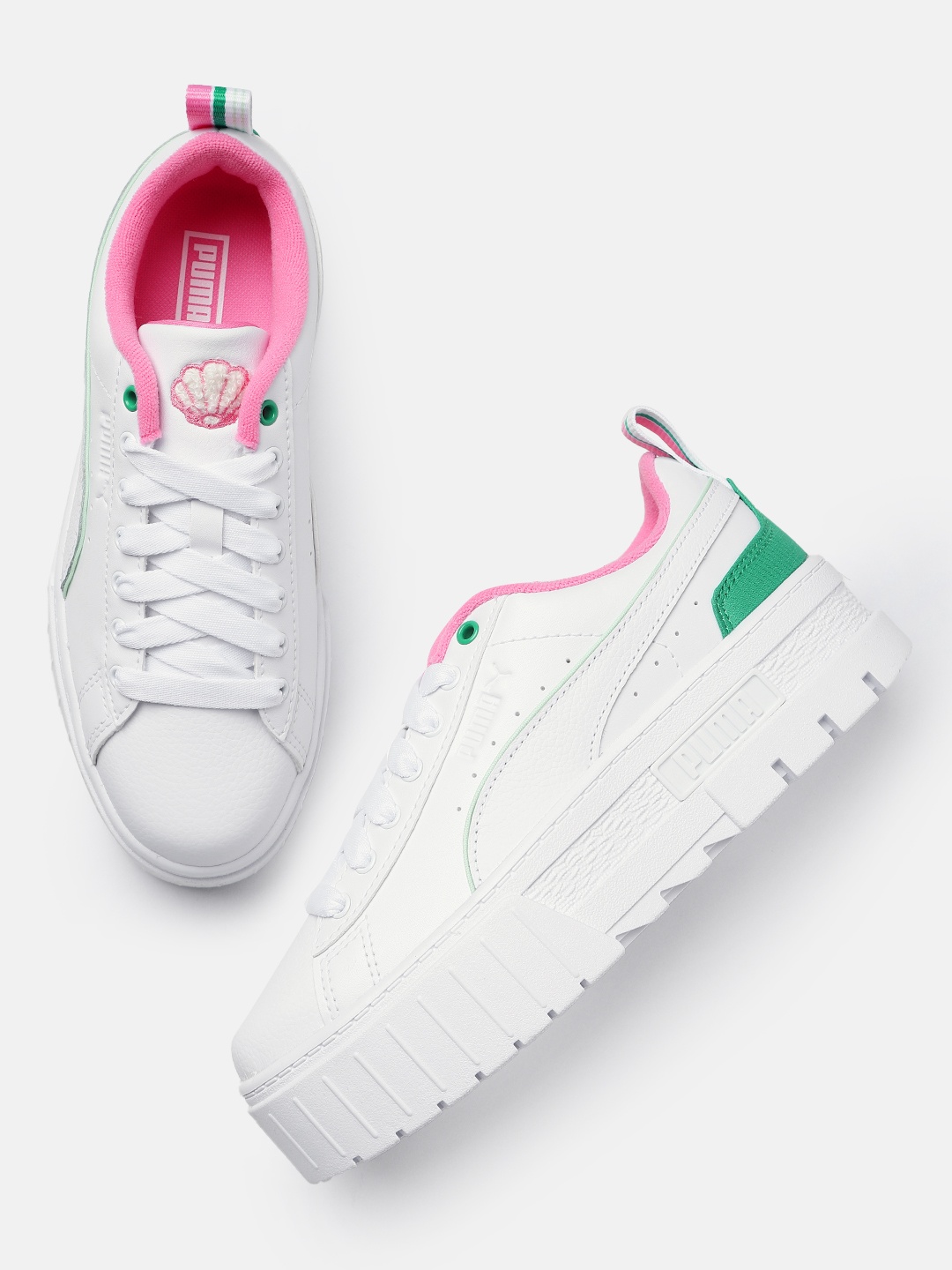 

Puma Women Mayze Retro Resort Sneakers, White