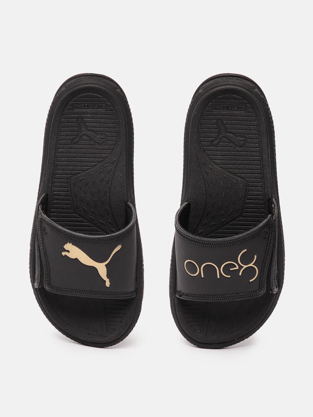 

one8 x PUMA Brand Logo Print Softride Slide 2.0 One8 Sliders, Black