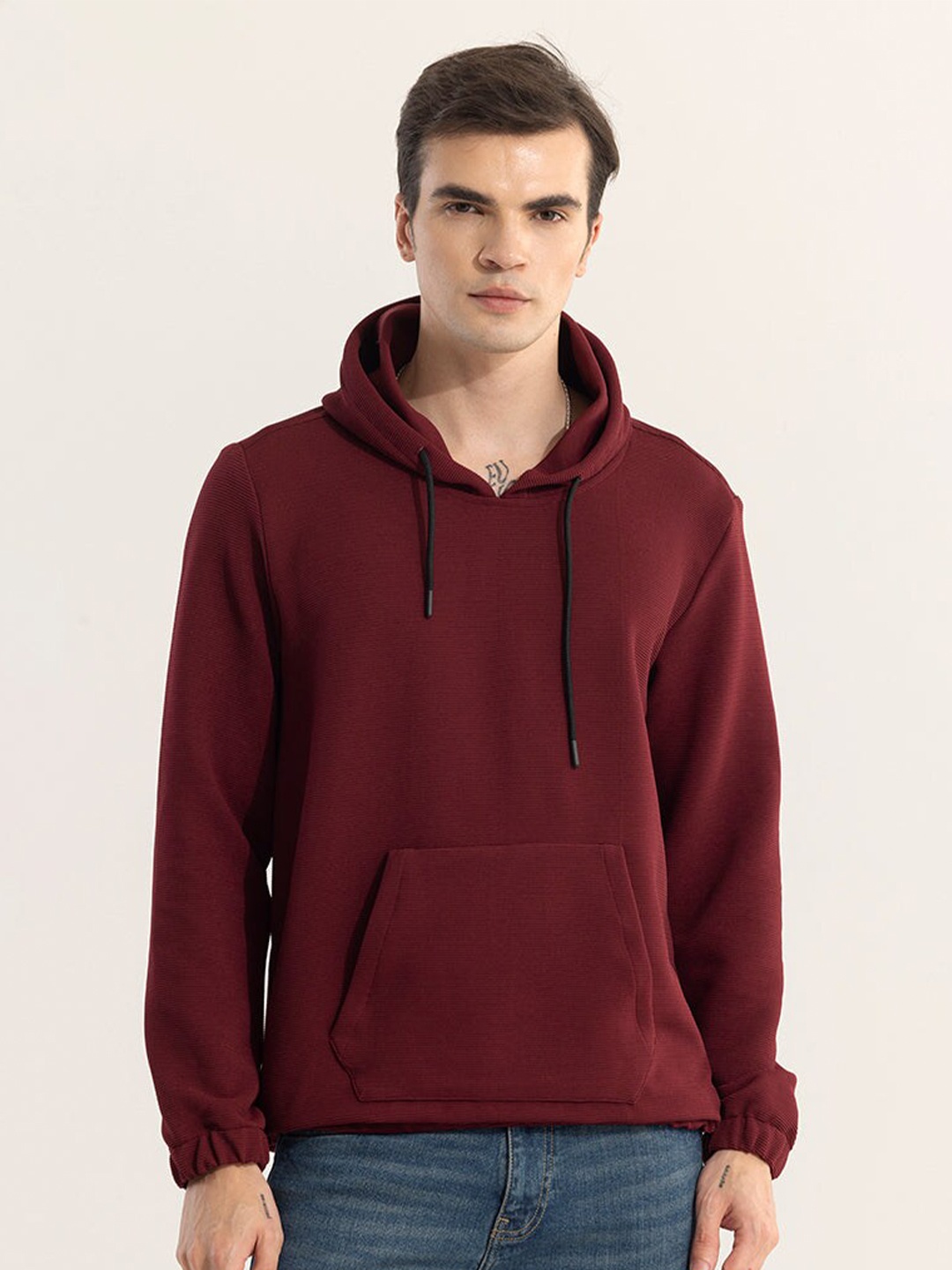 

Snitch Men Hooded Sweatshirt, Maroon