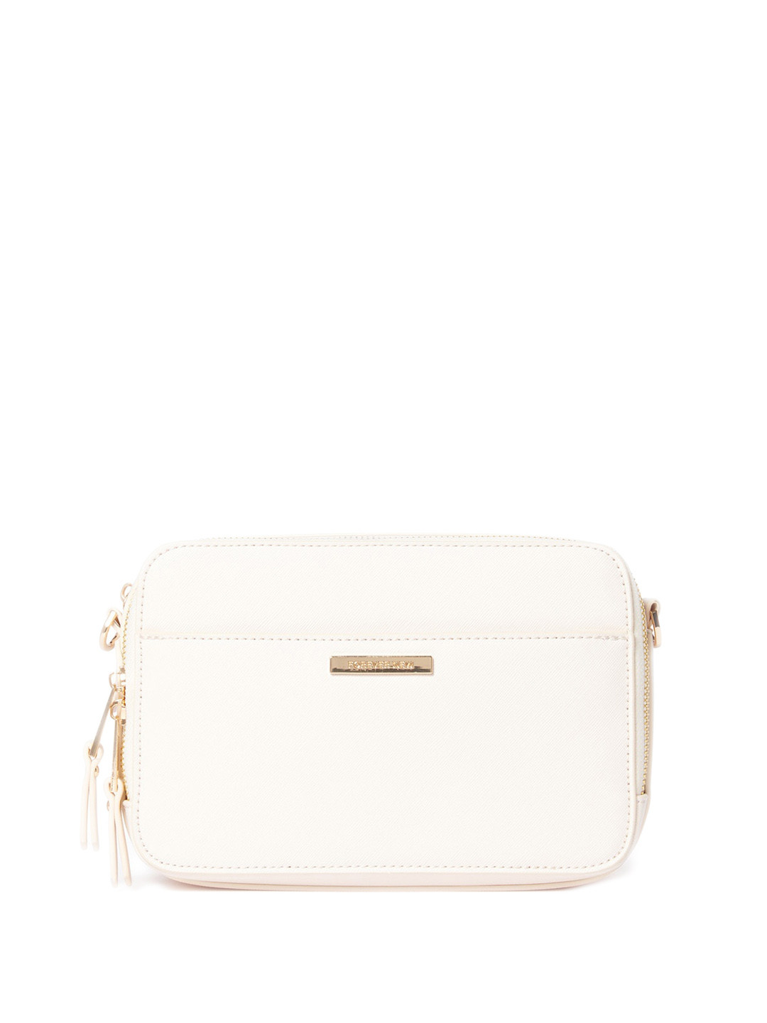 

Forever New PU Bowling Sling Bag, Cream