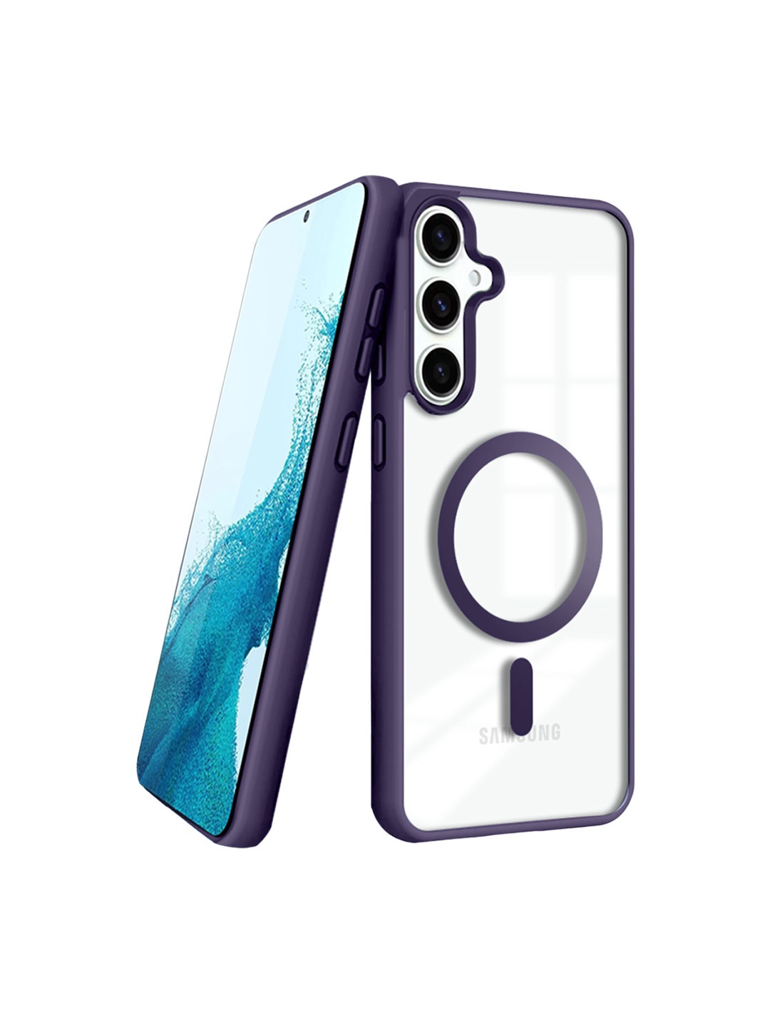 

Karwan Solid Printed Back Case Mobile Accessories, Purple
