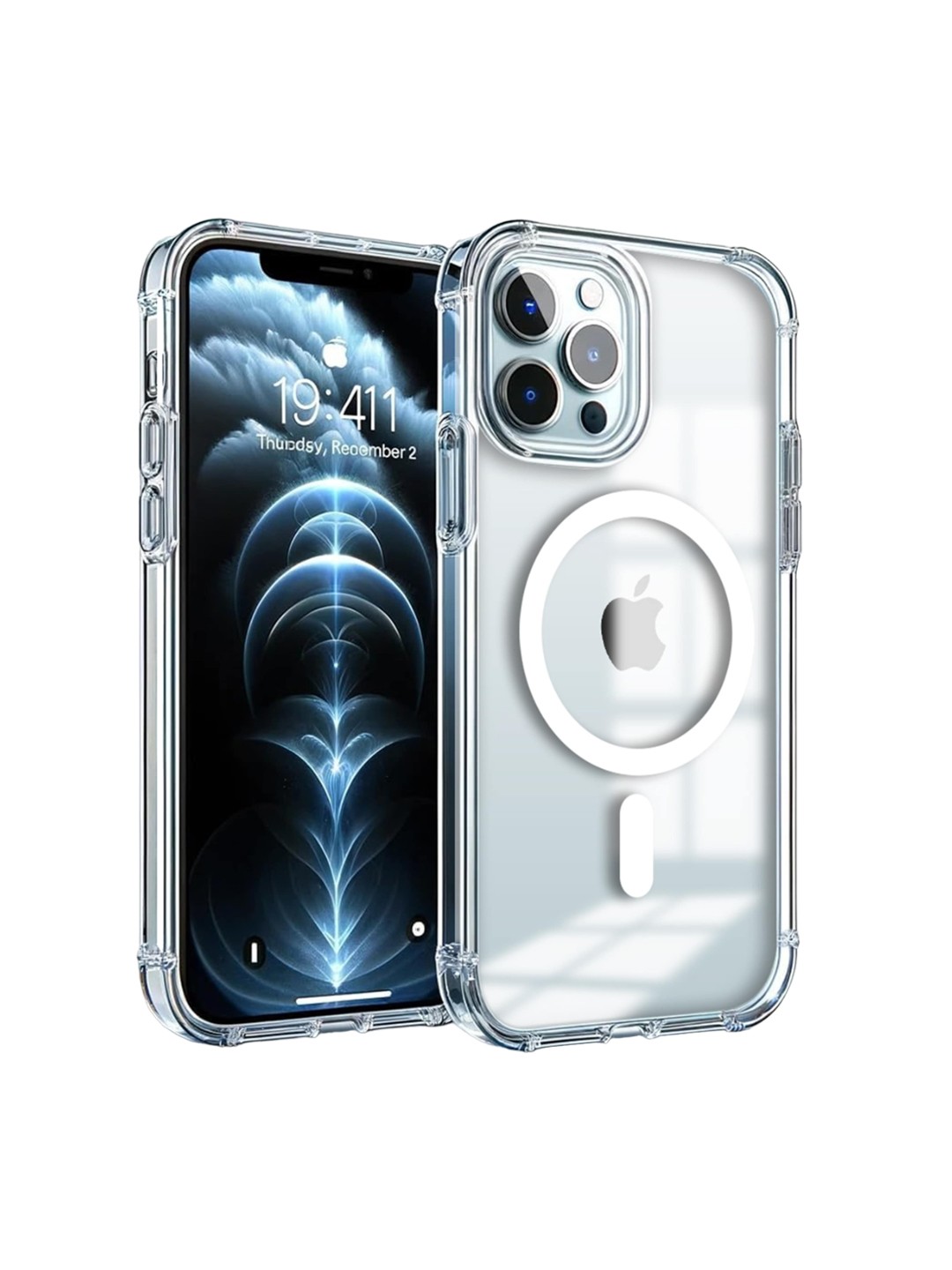 

Karwan iPhone 12 Pro Max Back Case, Transparent