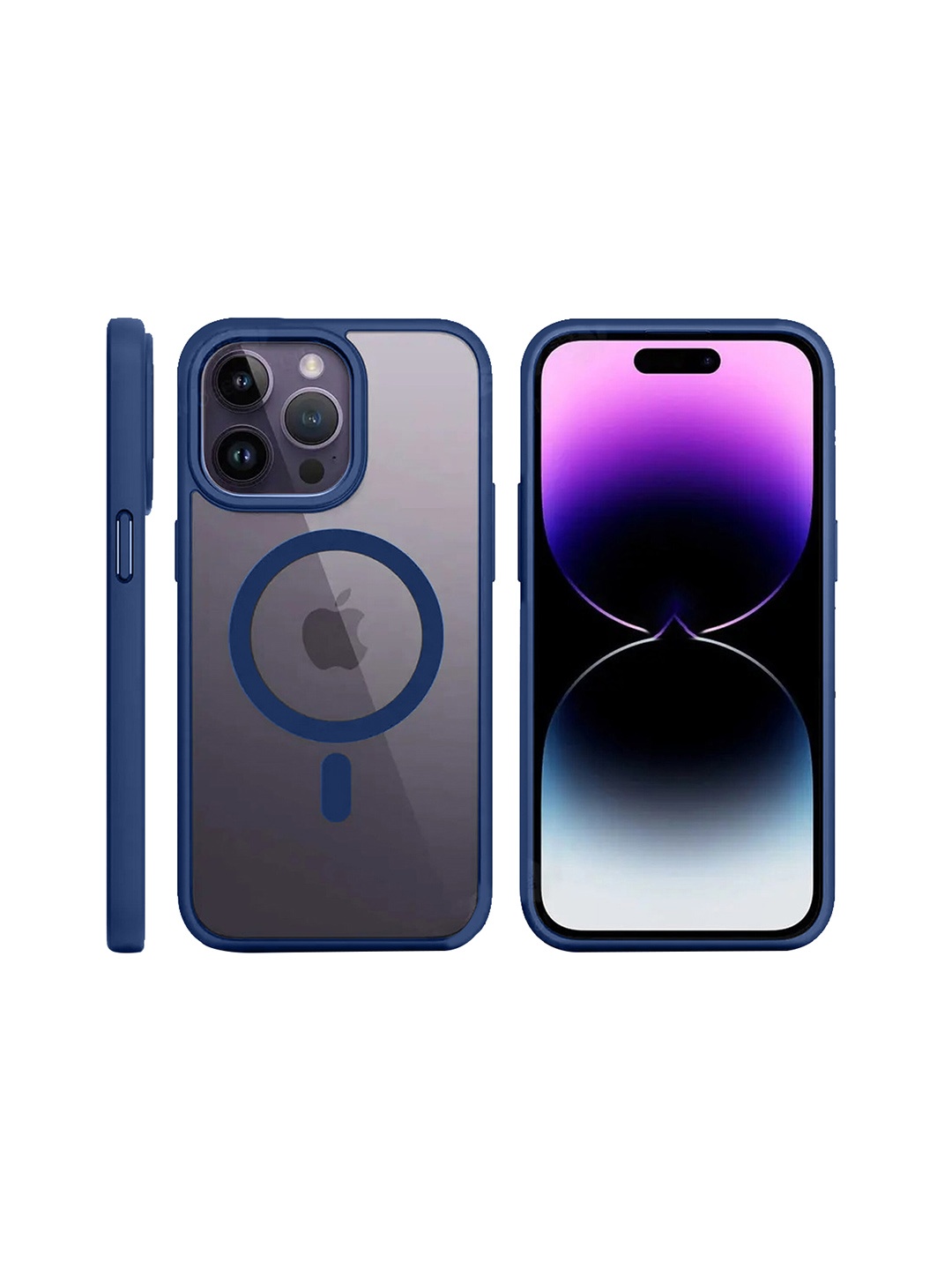 

Karwan iPhone 14 Pro Max Back Case, Blue