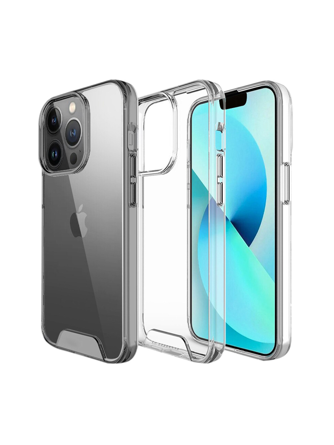 

Karwan Solid Printed iPhone 15 Pro Max Back Case Mobile Accessories, Transparent