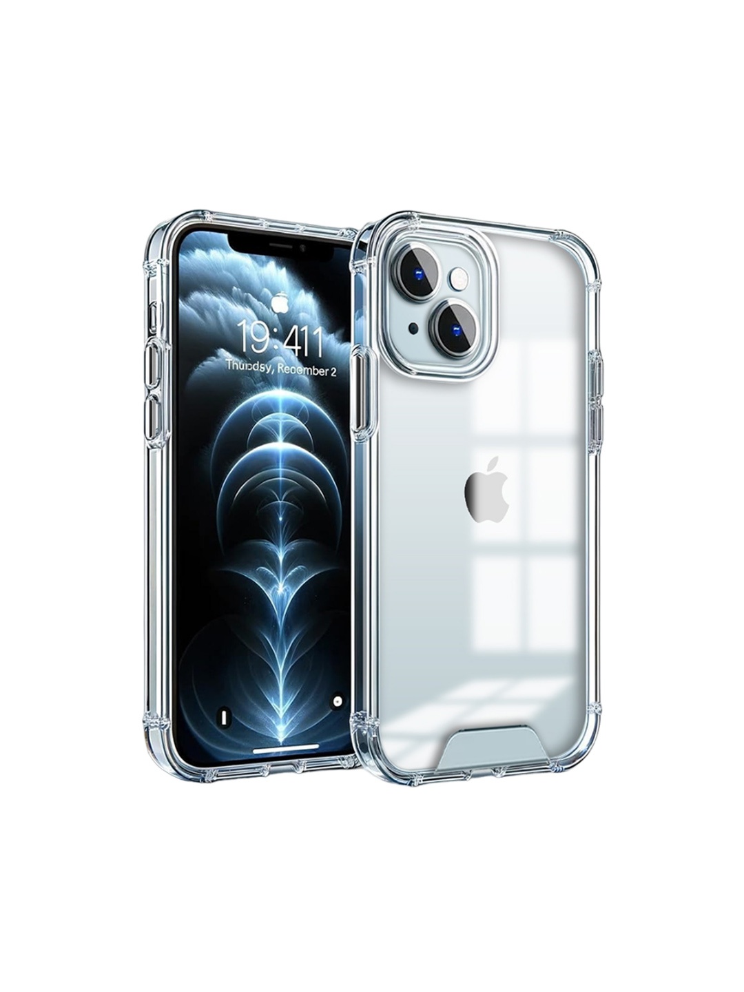 

Karwan Solid Apple iPhone 13 Back Case, Transparent