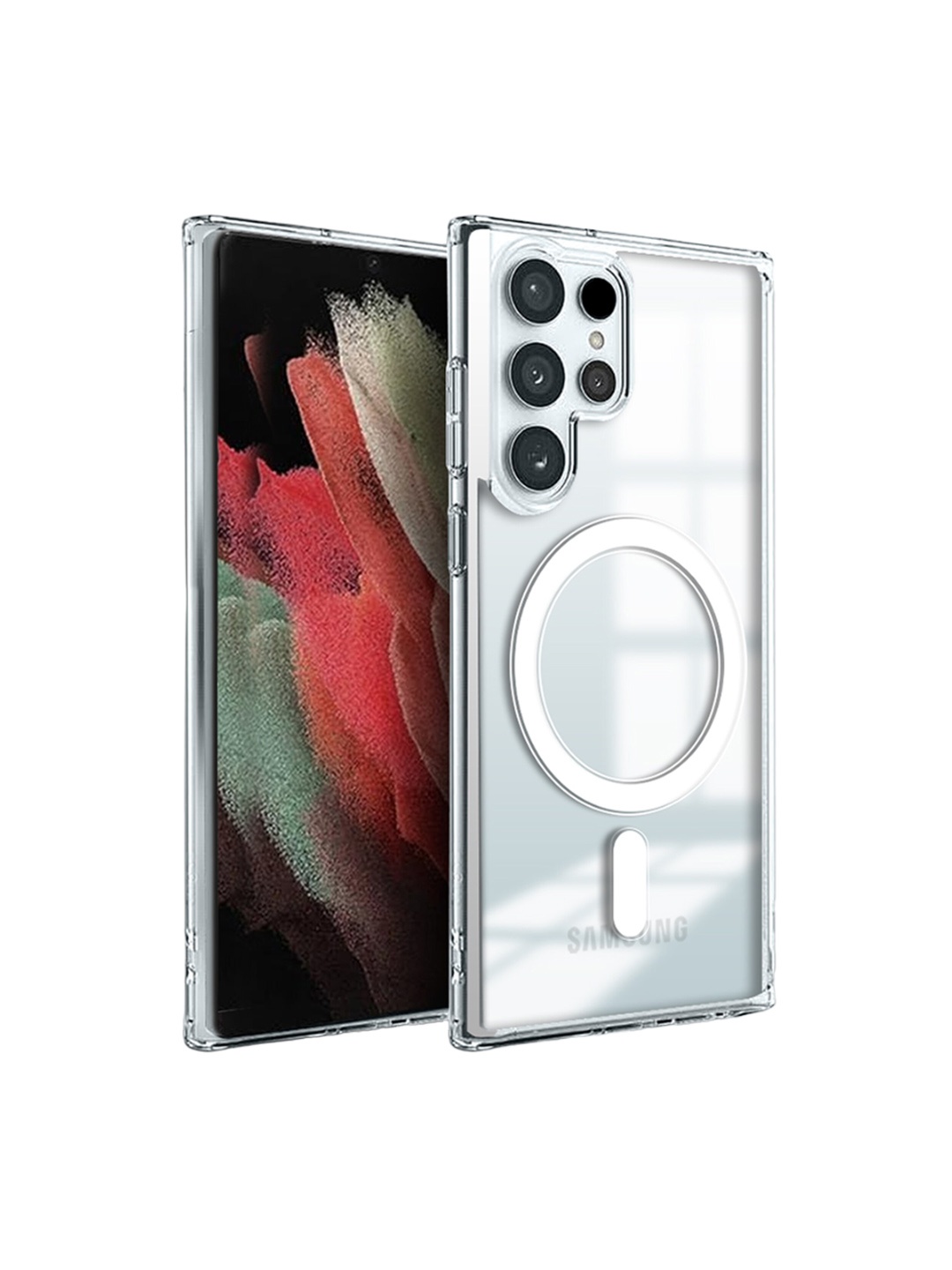 

Karwan Samsung Galaxy S24 Ultra Back Case, Transparent