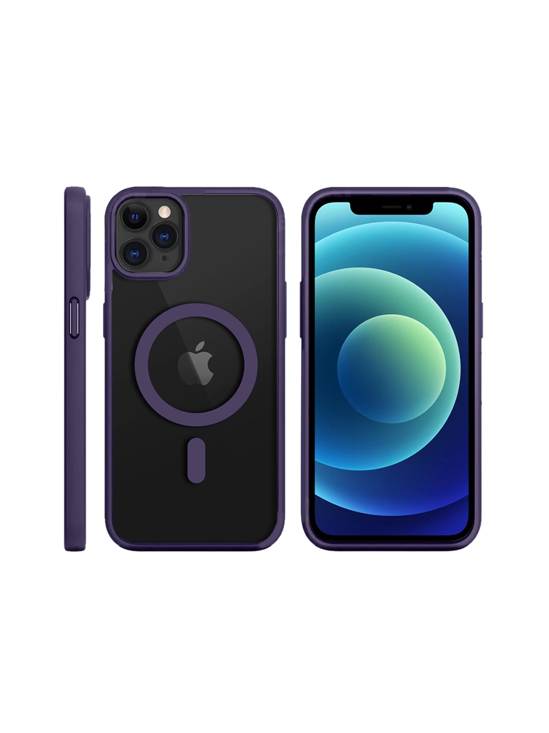 

Karwan Solid Printed iPhone 11 Pro Back Case Mobile Accessories, Purple