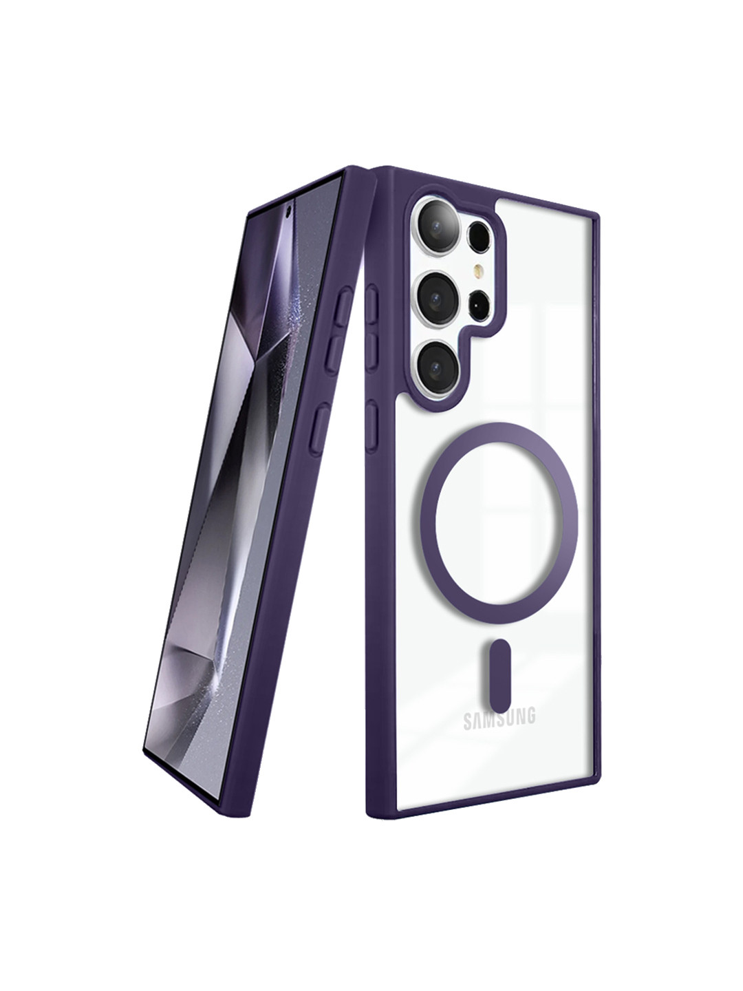 

Karwanck Samsung Galaxy S24 Ultra Mobile Case, Purple