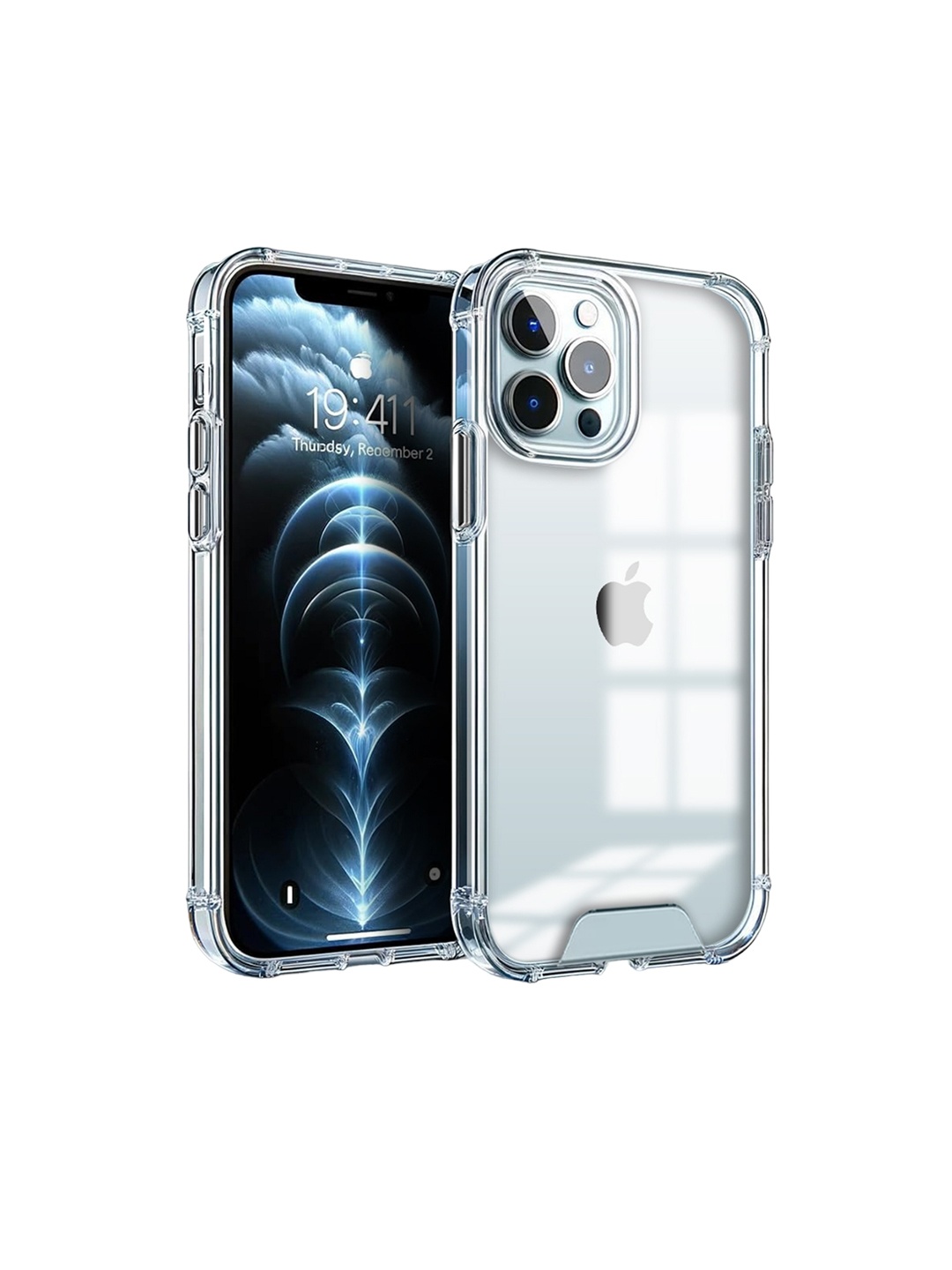 

Karwan iPhone 13 Pro Max Back Case Cover, Transparent