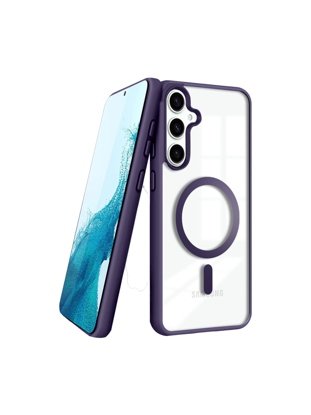 

Karwan MagSafe Samsung Galaxy S23FE Back Case, Purple