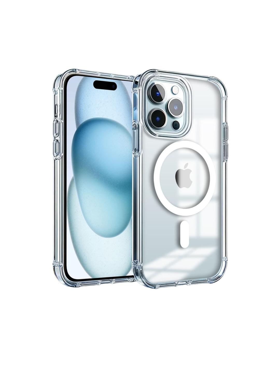 

Karwan iPhone 15 Pro Max Back Case, Transparent