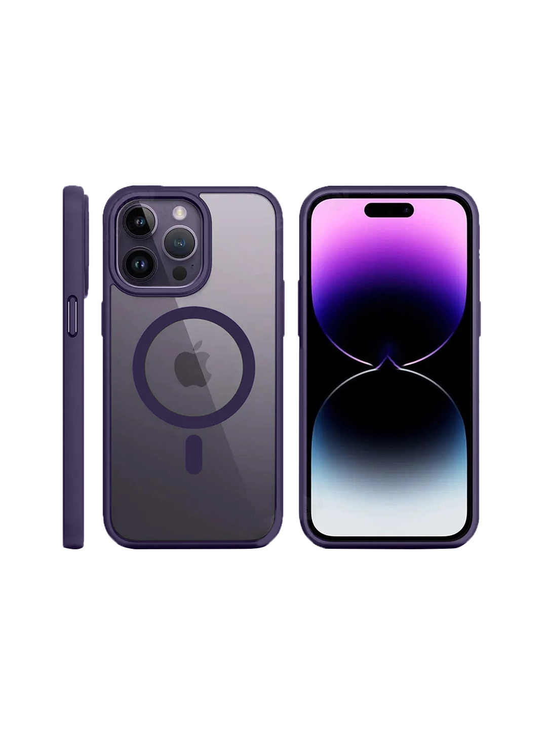

Karwan iPhone 15 Pro Max Back Case Mobile Accessories, Purple