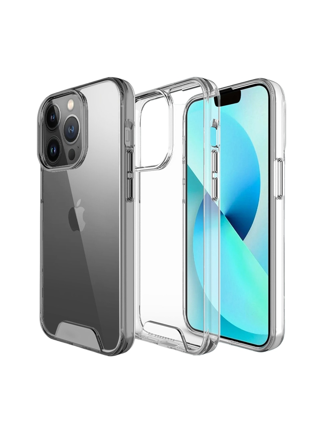 

Karwan iPhone 14 Pro Back Case Mobile Accessories, Transparent