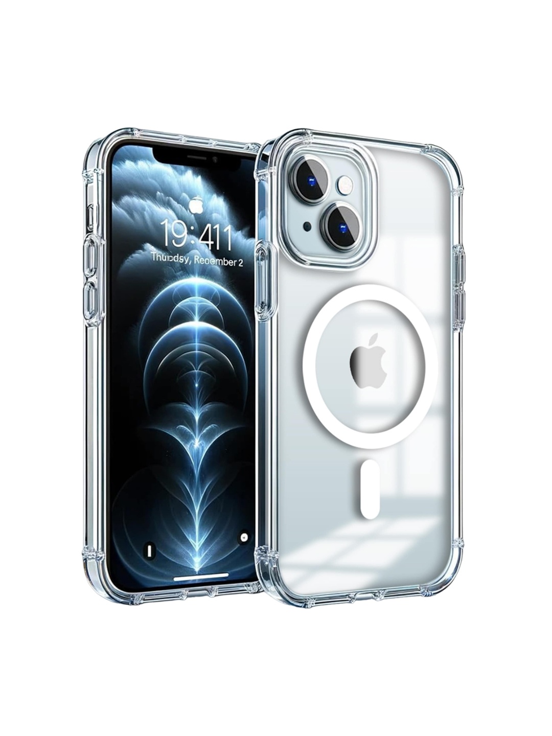

Karwan Solid Printed iPhone 13 Back Case Mobile Accessories, Transparent