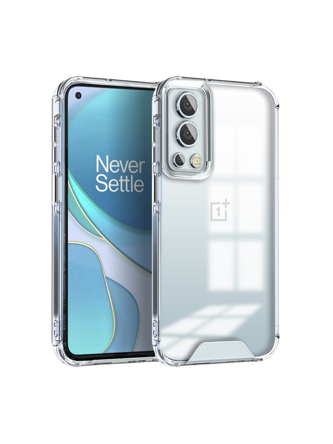 

Karwan Solid Printed OnePlus Nord Back Case Mobile Accessories, Transparent