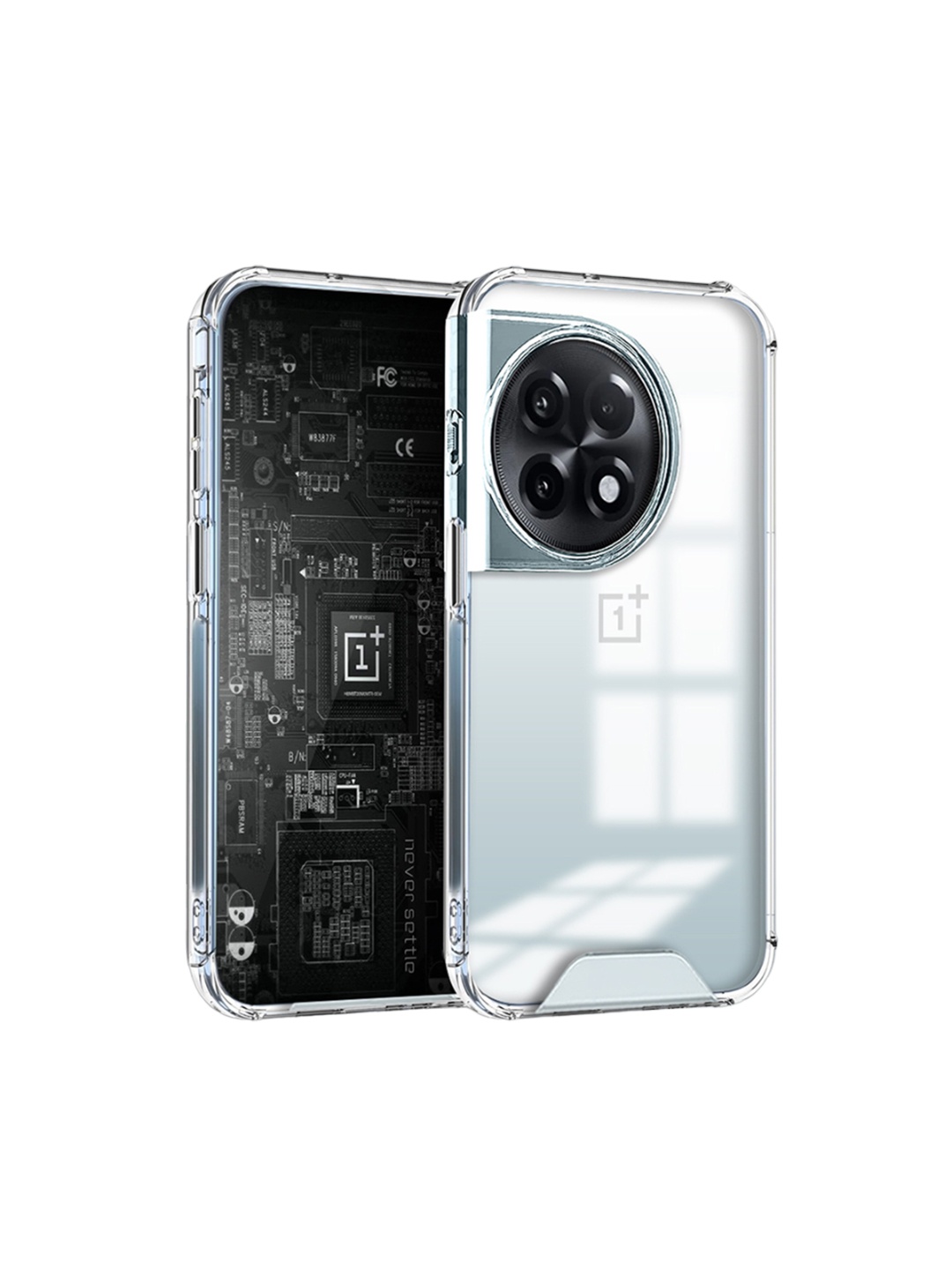 

Karwan Oneplus 11 Lightweight Mobile Back Case, Transparent