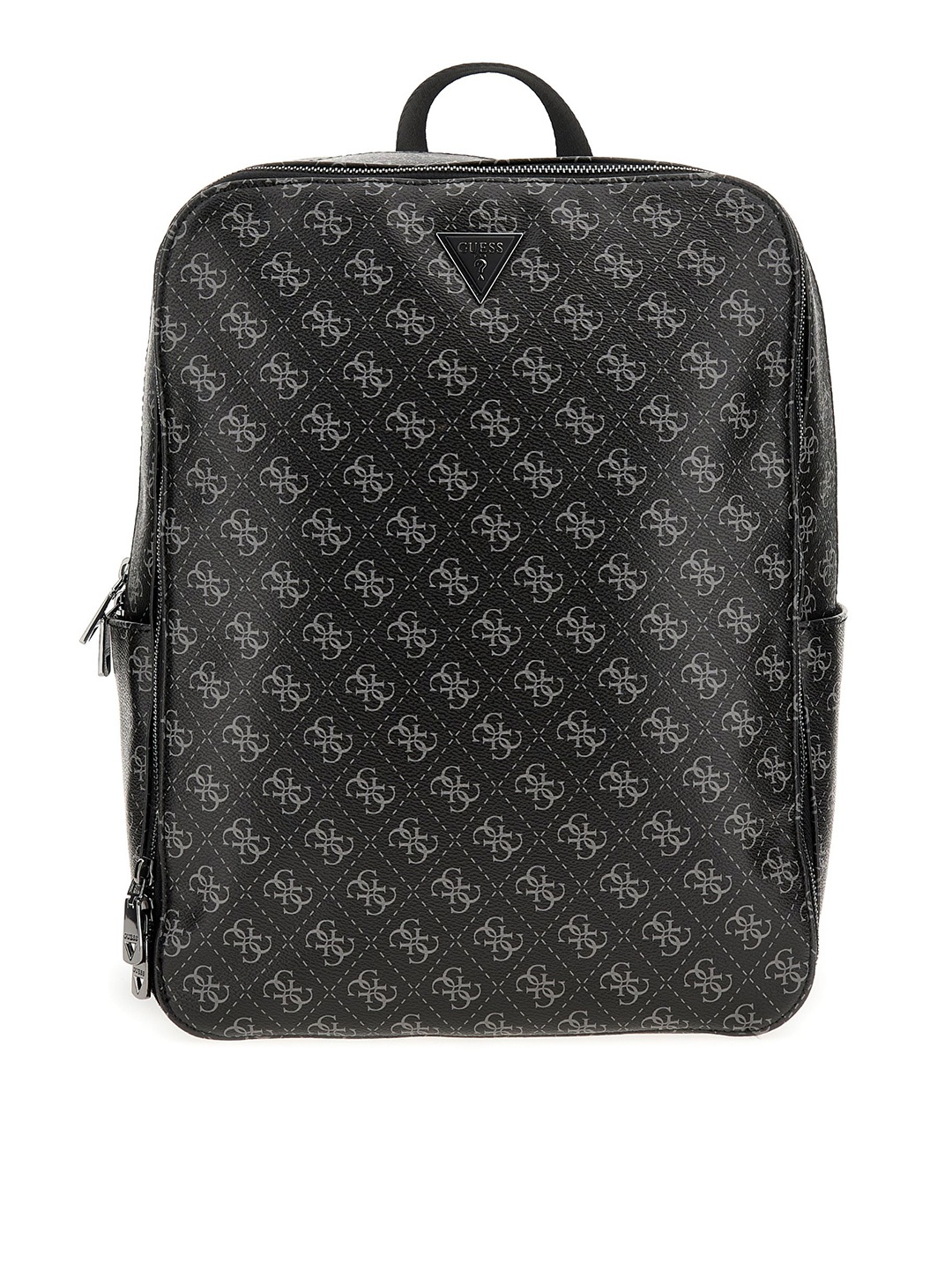 

GUESS Men Brand Logo Printed Medium-Sized Backpack 18L, Black