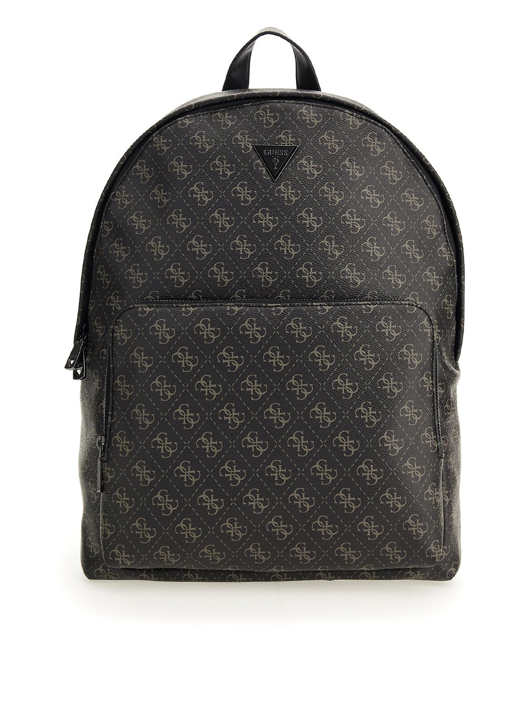 

GUESS Men Brand Logo Printed Medium-Sized Backpack 16.4L, Black