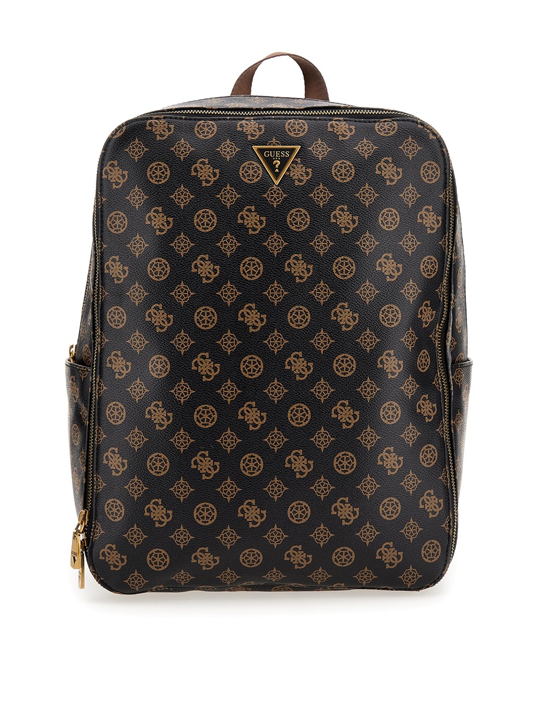 

GUESS Men Printed Backpack- 17 L, Brown