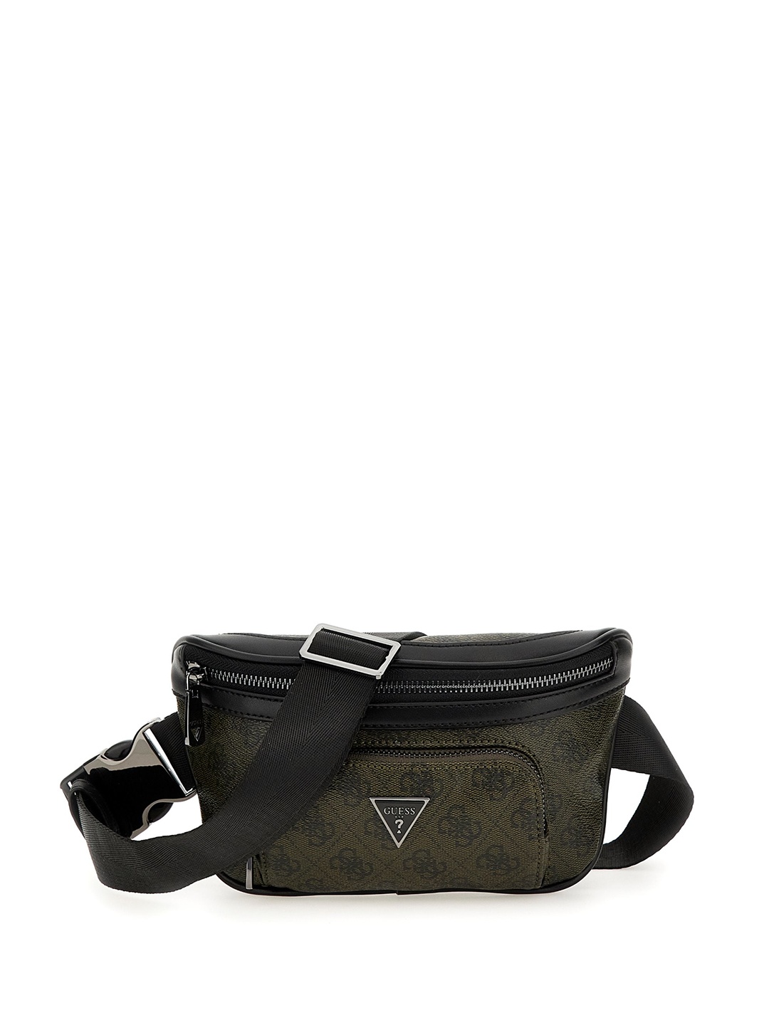 

GUESS Brand Logo Printed Waist Pouch, Black