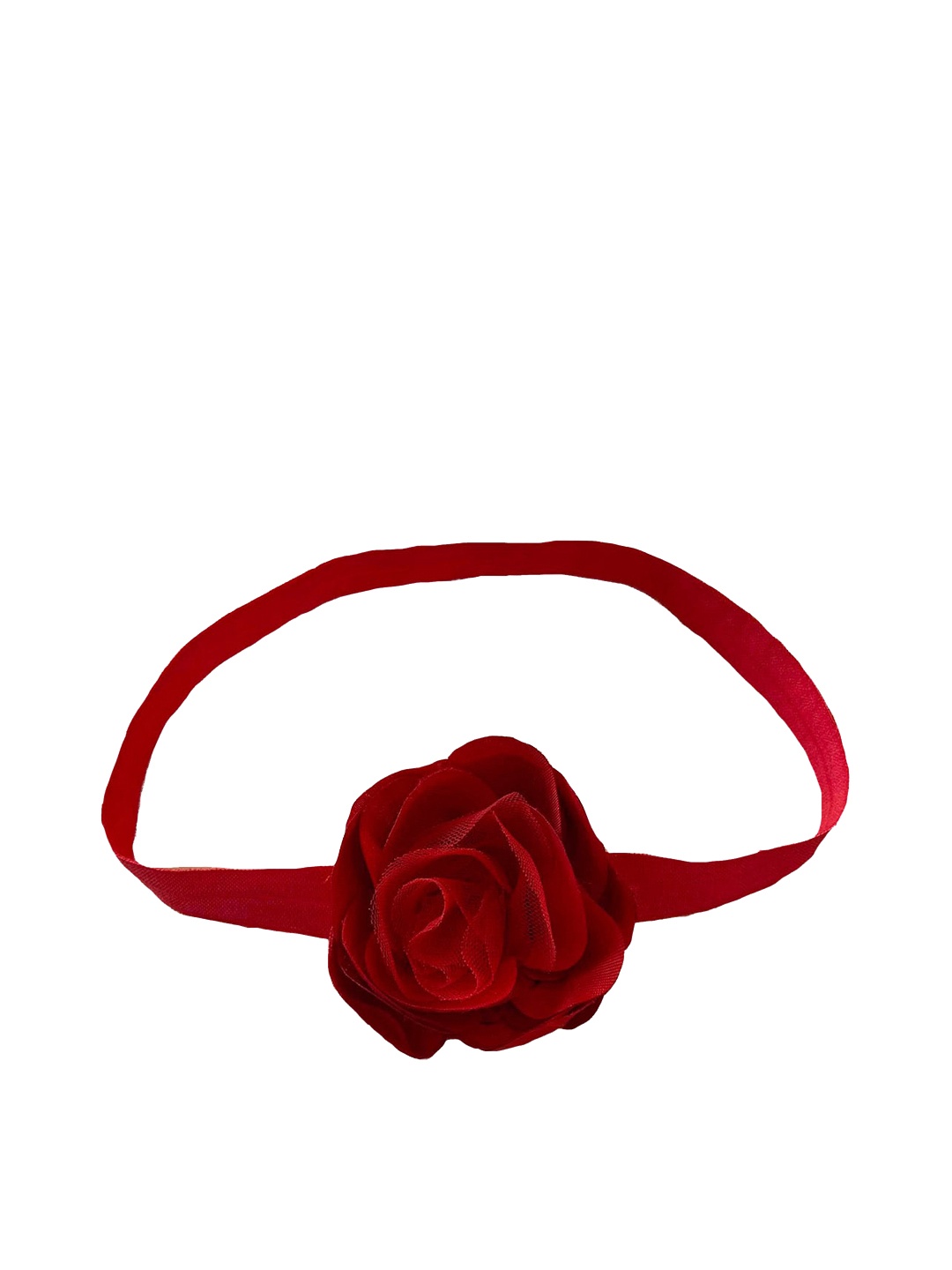 

A Little Fable Girls Rose Hairband, Red