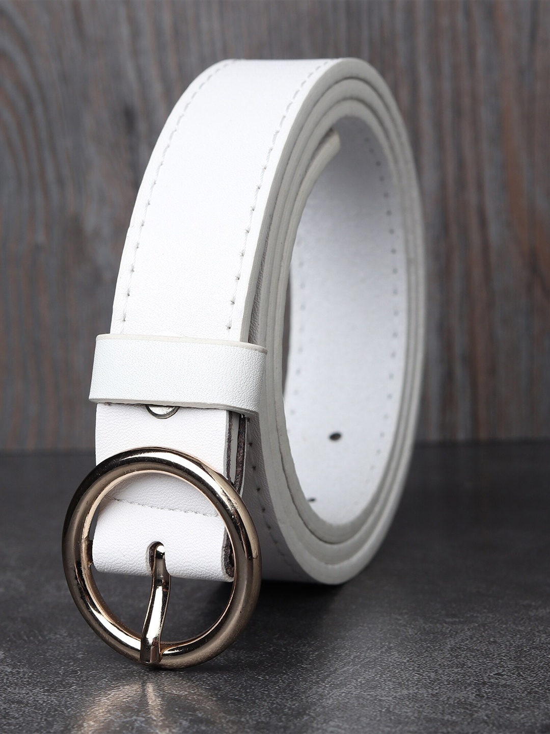 

HENEDA Women Formal Belt, White