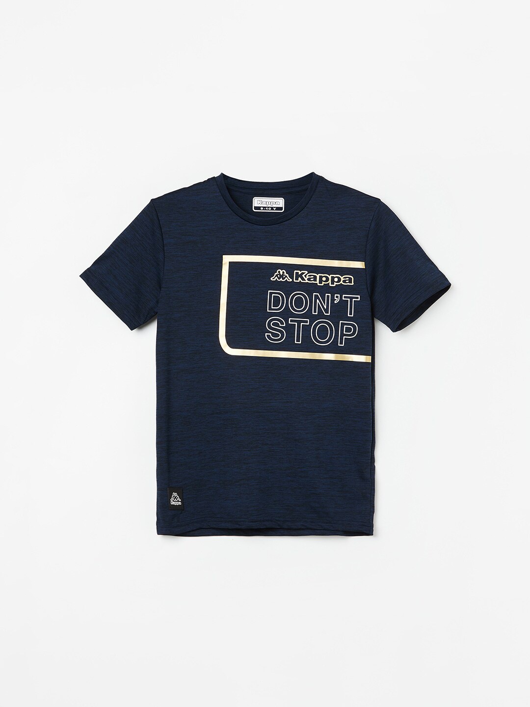 

Kappa Boys Typography Printed Round Neck Short Sleeves T-shirt, Blue