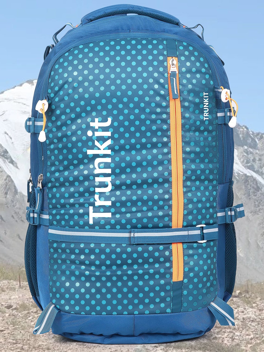 

TRUNKIT Patterned Waterproof Rucksack, Blue