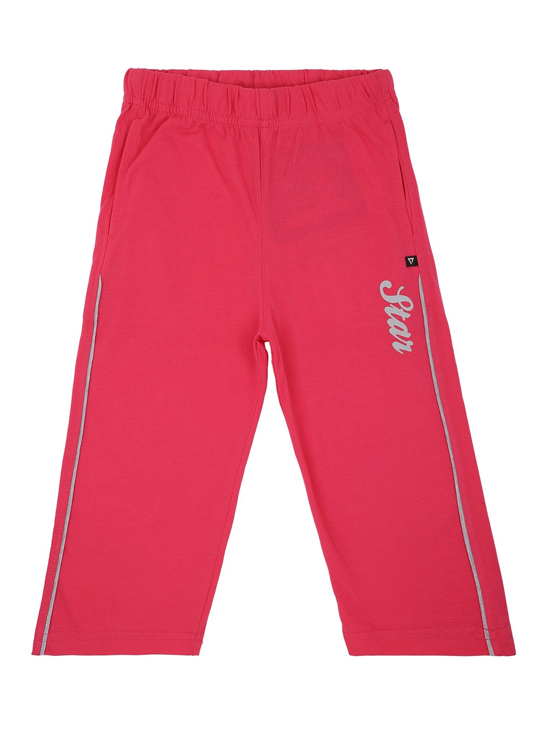 

Bodycare Kids Girls Mid-Rise Cotton Capris, Fuchsia