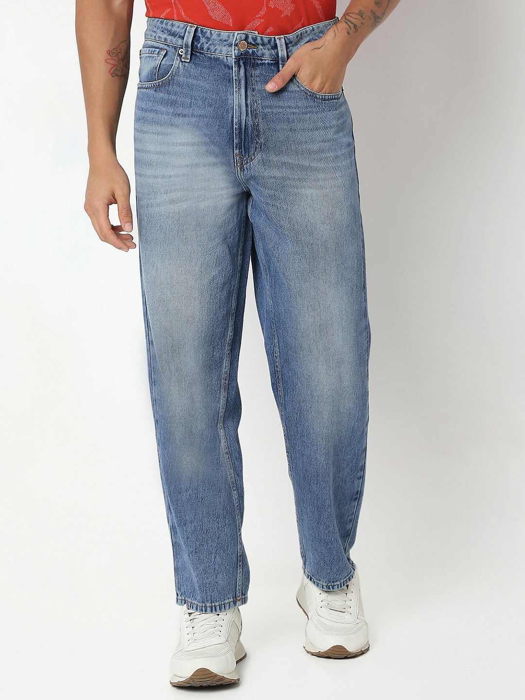 

SPYKAR Men Loose Fit Jeans, Blue
