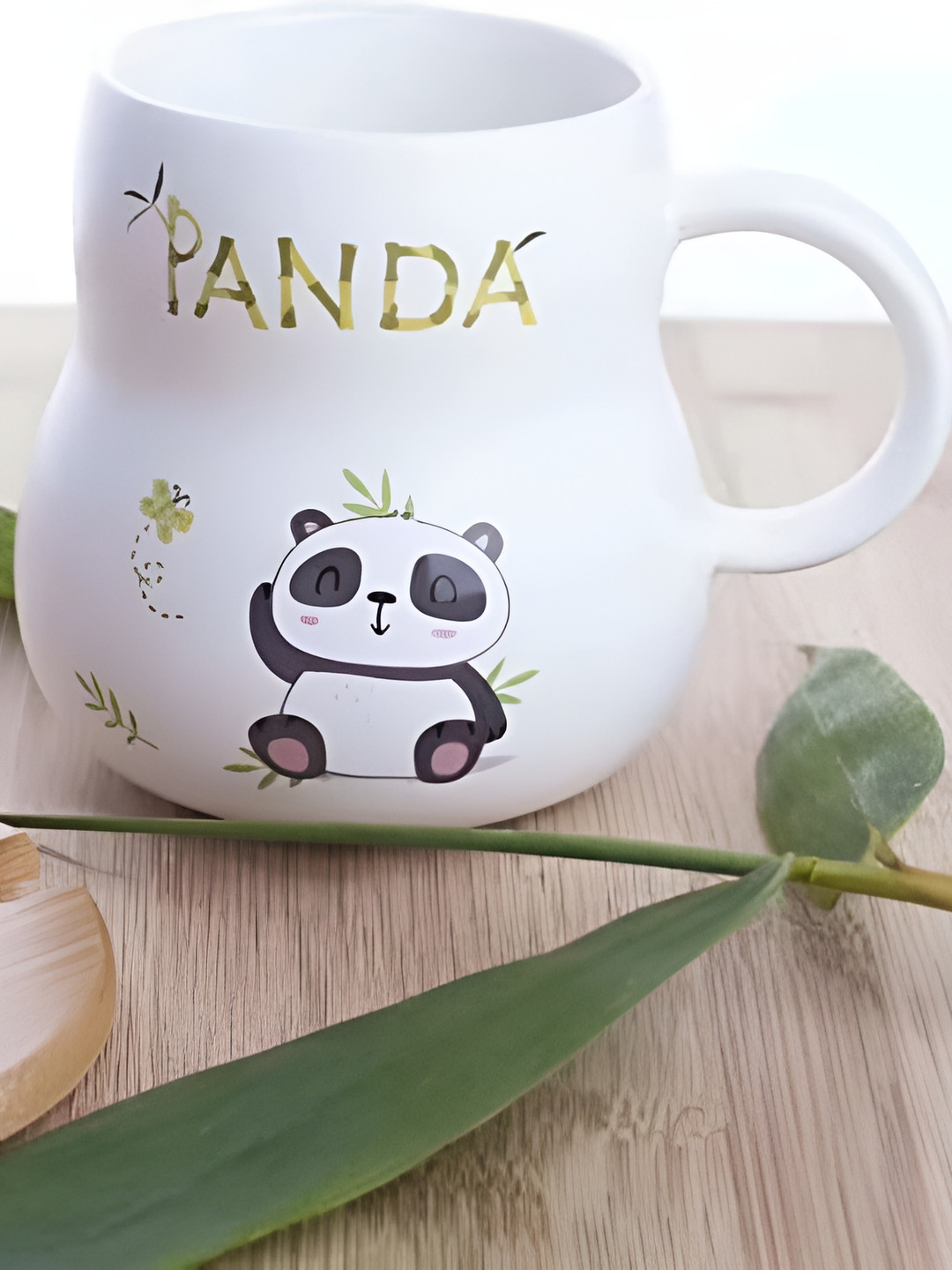 

Satyam Kraft White & Black Printed White Ceramic Mug With Lid 400 ml