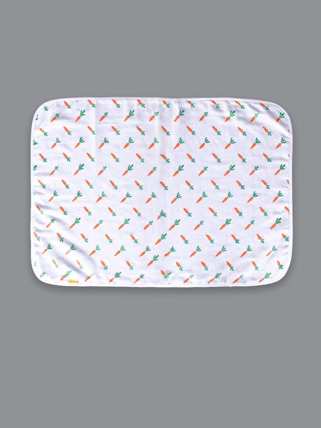 

Born Babies Unisex White Bath Towels, Green