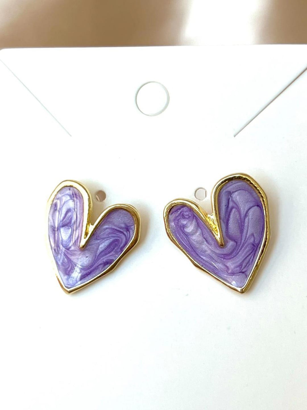 

Krelin Gold-Plated Heart Shaped Stud Earrings