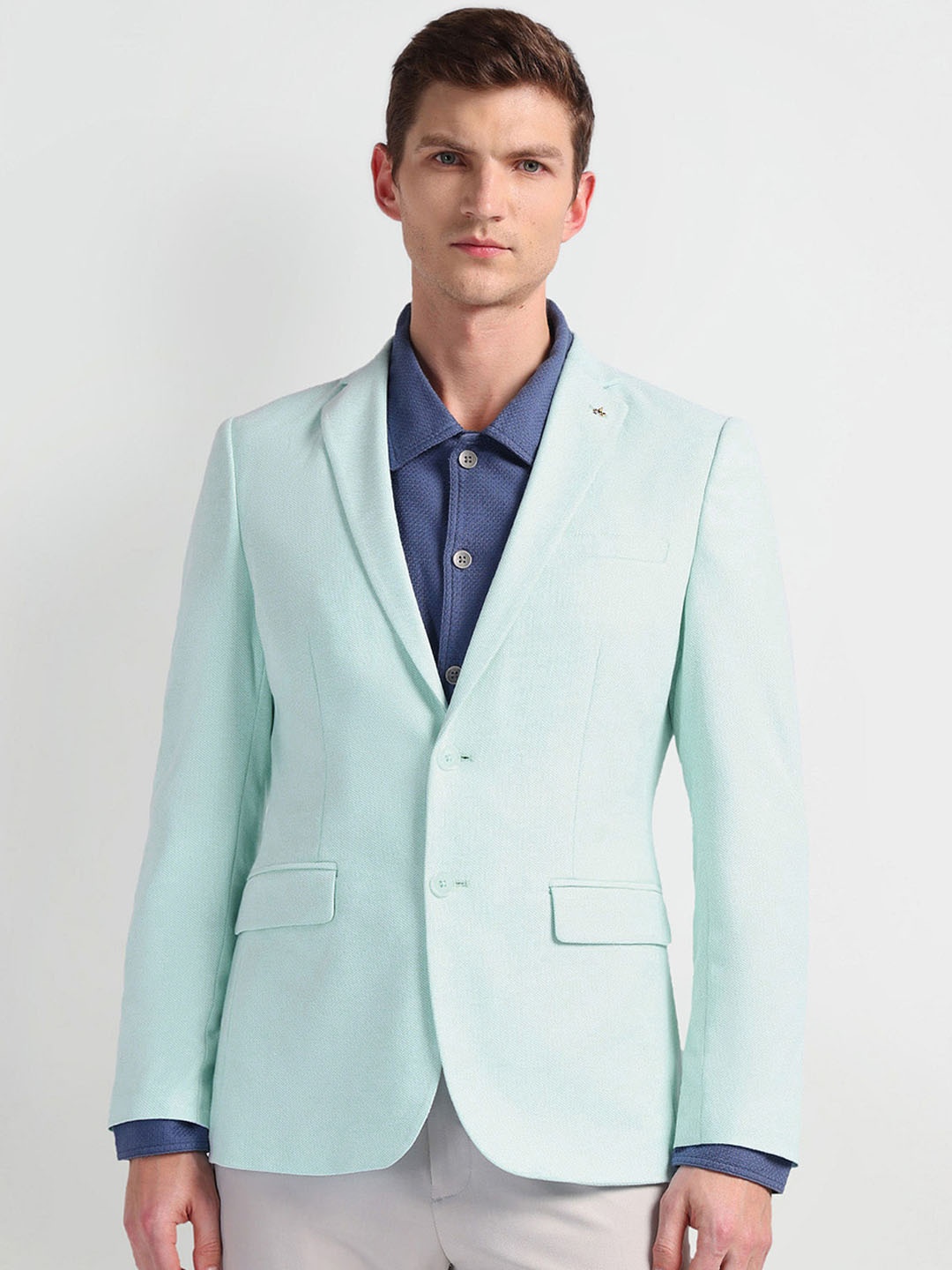 

Arrow Slim-Fit Single Breasted Blazer, Green