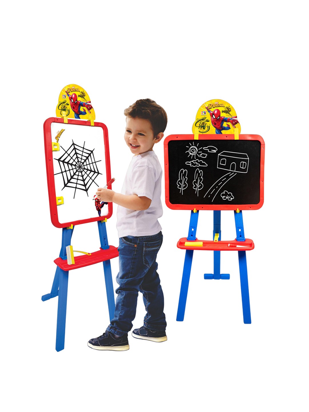 

Disney Kids Marvel Spiderman 5 in 1 Writing Board, Black
