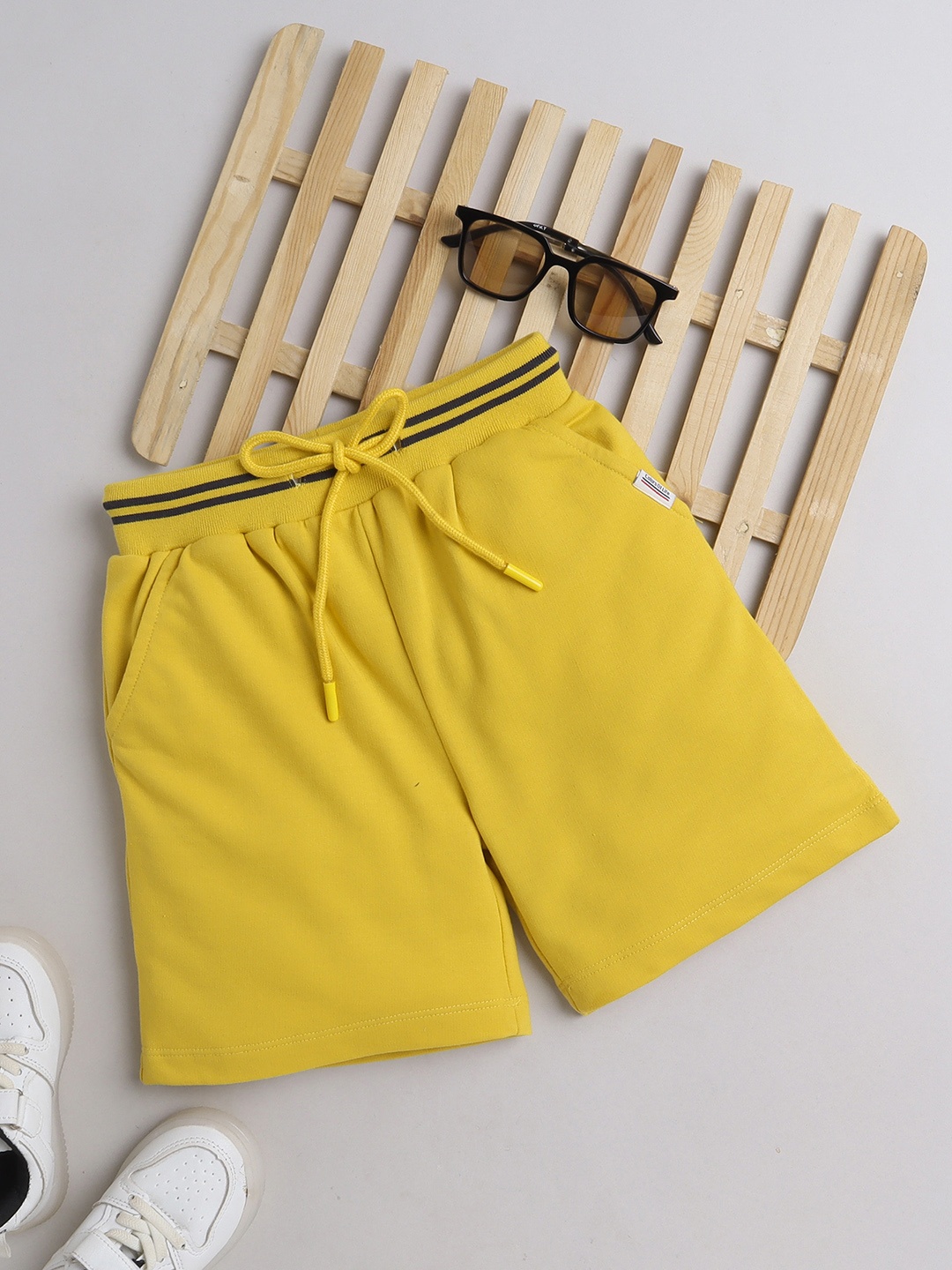 

BAESD Boys Mid-Rise Shorts, Yellow