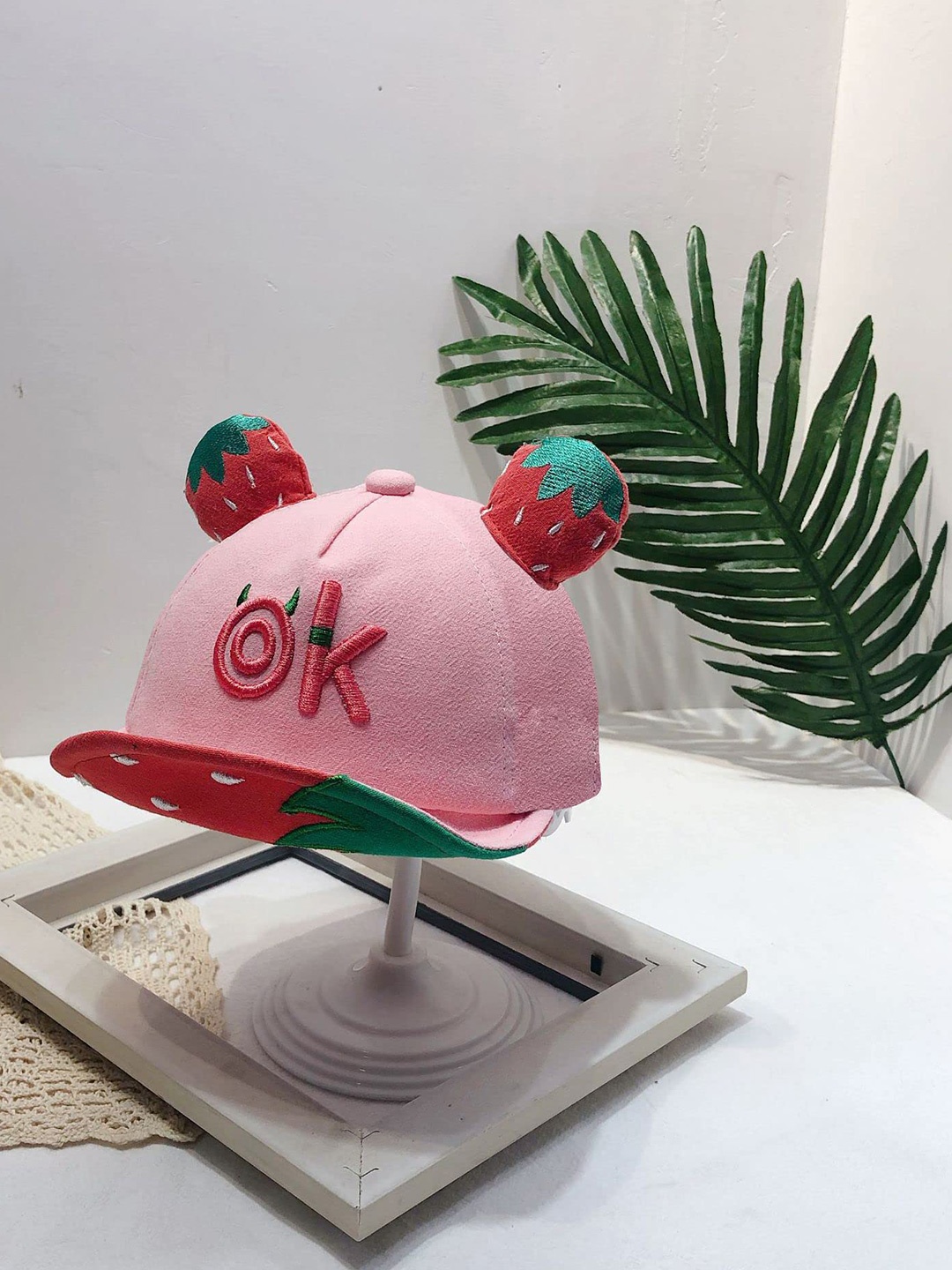 

SYGA Unisex Kids Embroidered Baseball Cap, Pink